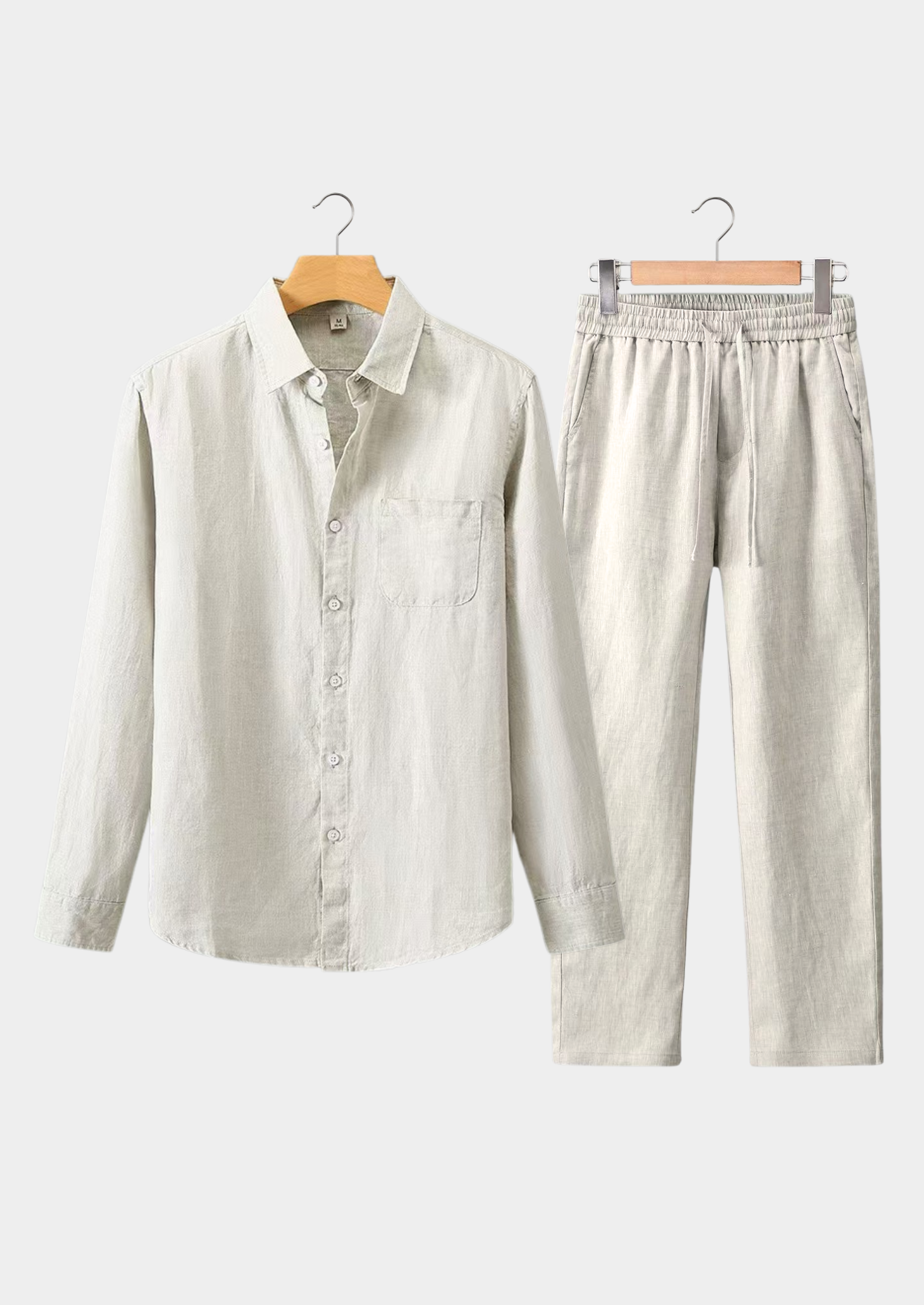 MONACO Beige Dolce Vita Long Sleeve Summer Ensemble