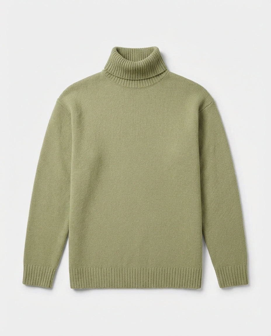 Marceau Textured Lightweight Knit Pullover - Green