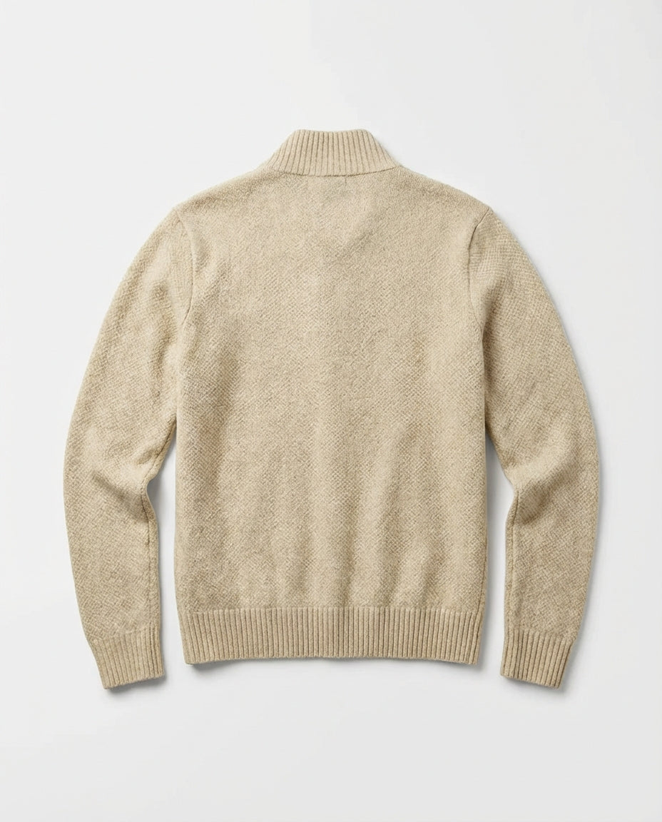 Milan Full-Zip Everyday Winter Vest - Beige