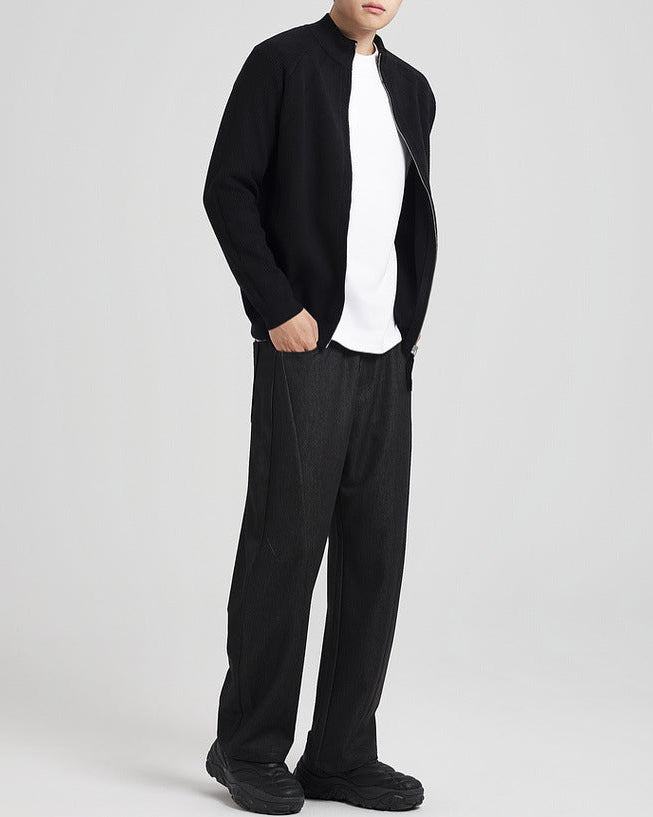 Spliced Pit Texture Knit