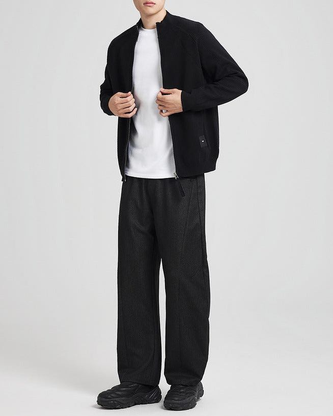 Spliced Pit Texture Knit