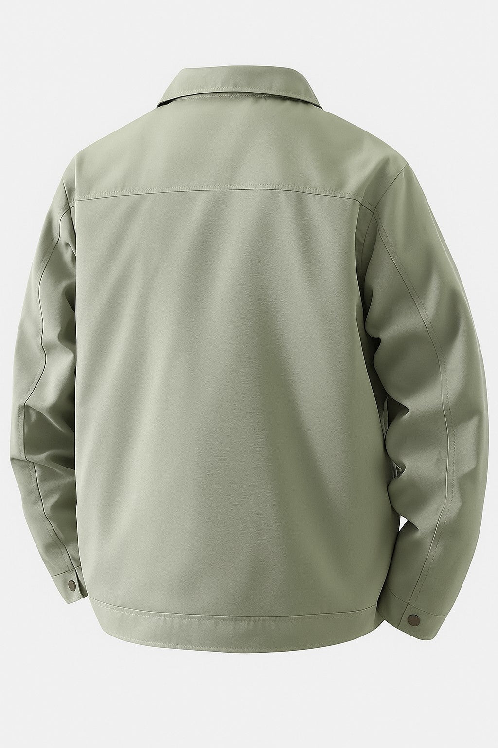 Lightweight Twill Jacket for Men – Pea Green – Regular Fit