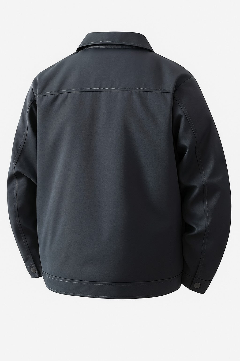 Lightweight Twill Jacket for Men – Dark Grey – Regular Fit