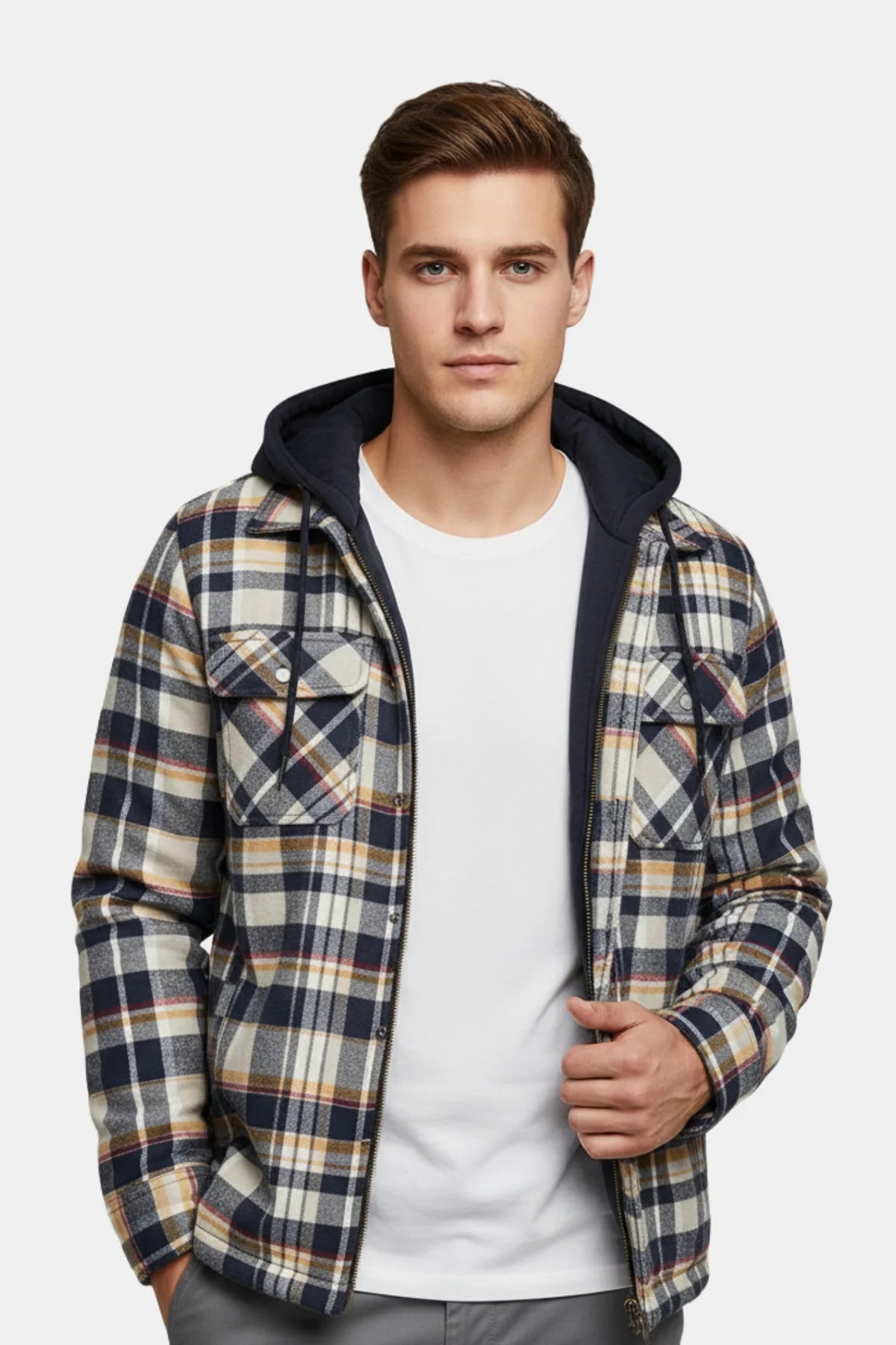 Classic Check Hooded Jacket