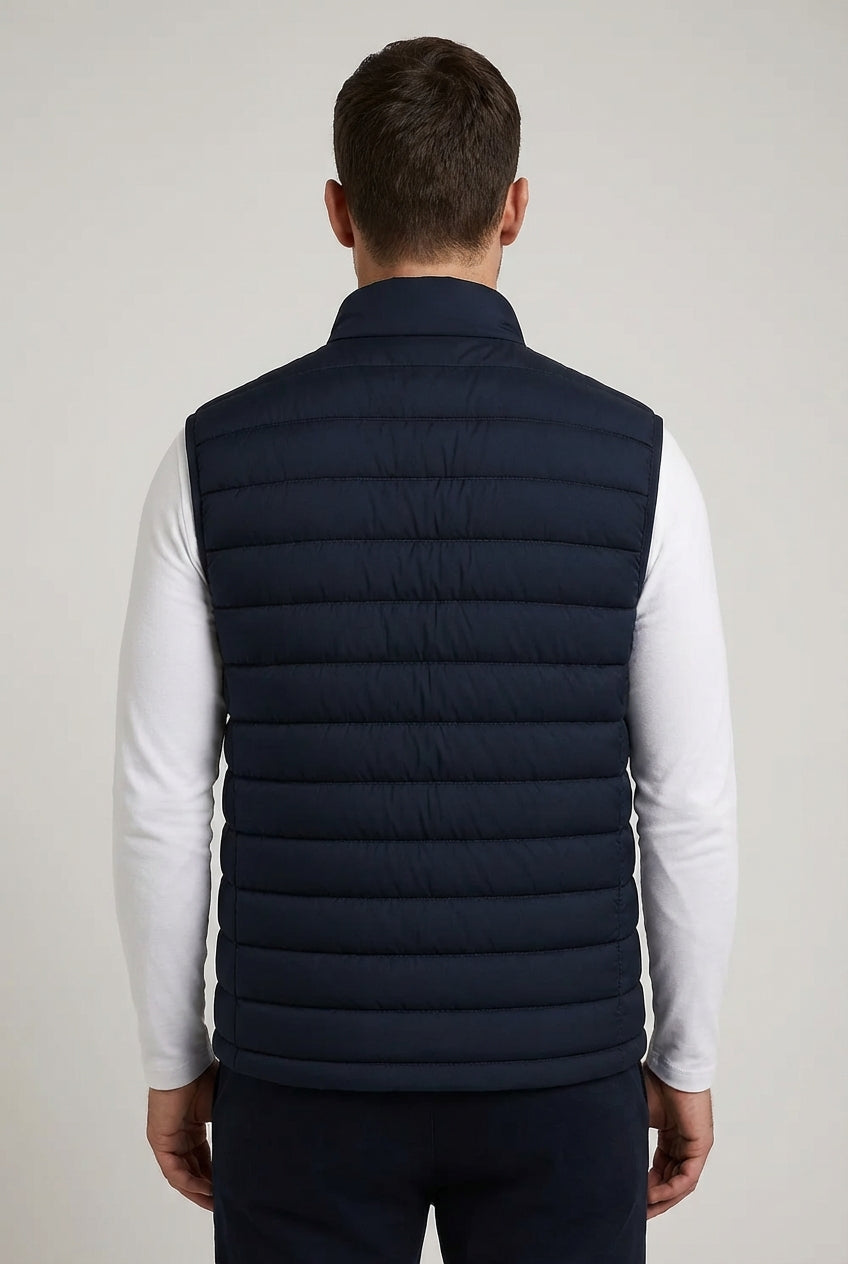 Premium Men's Navy Blue Puffer Vest