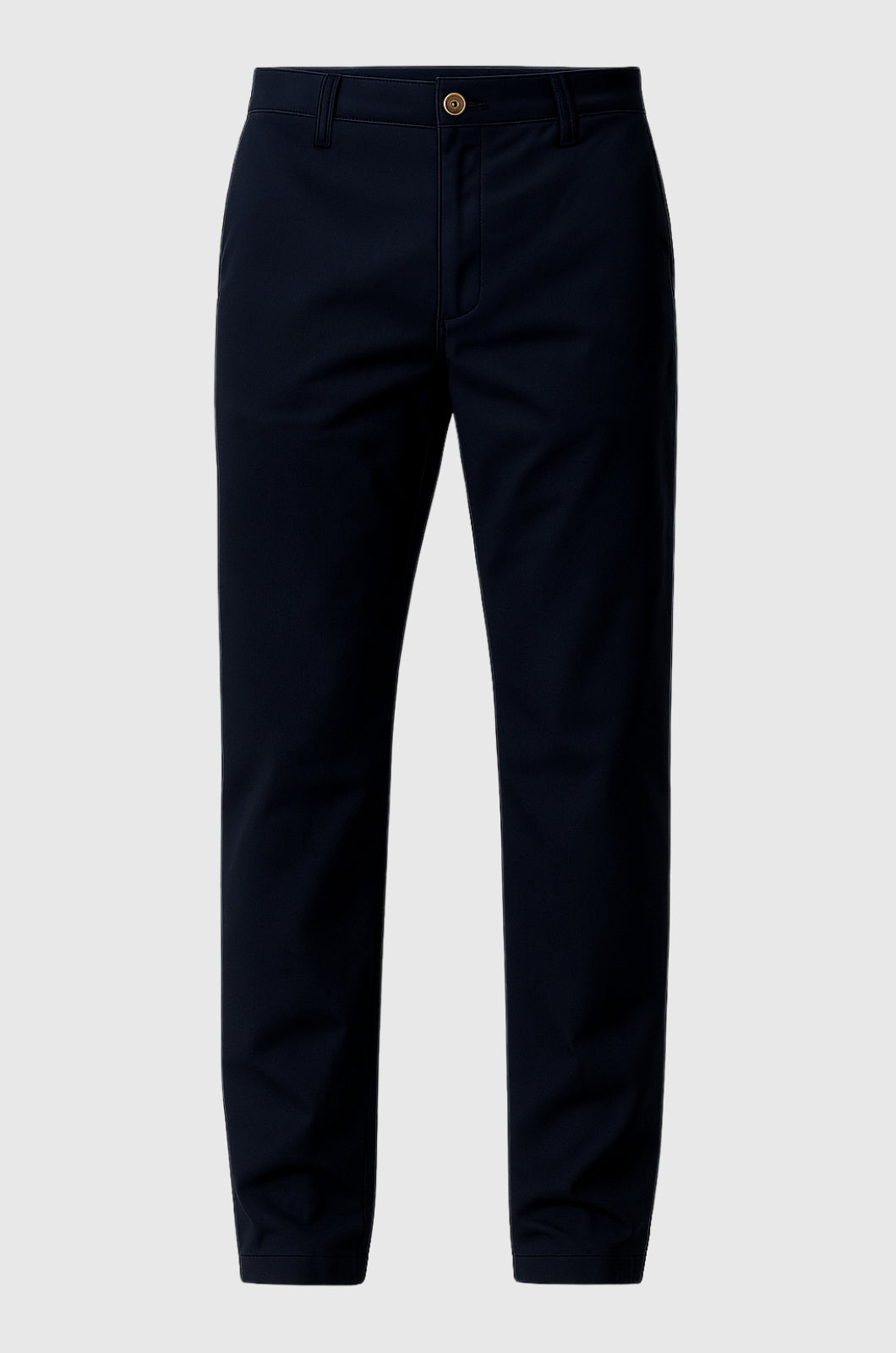 Trousers – Straight Fit Cotton with Stretch – Navy Blue – Four Seasons – Office & Casual