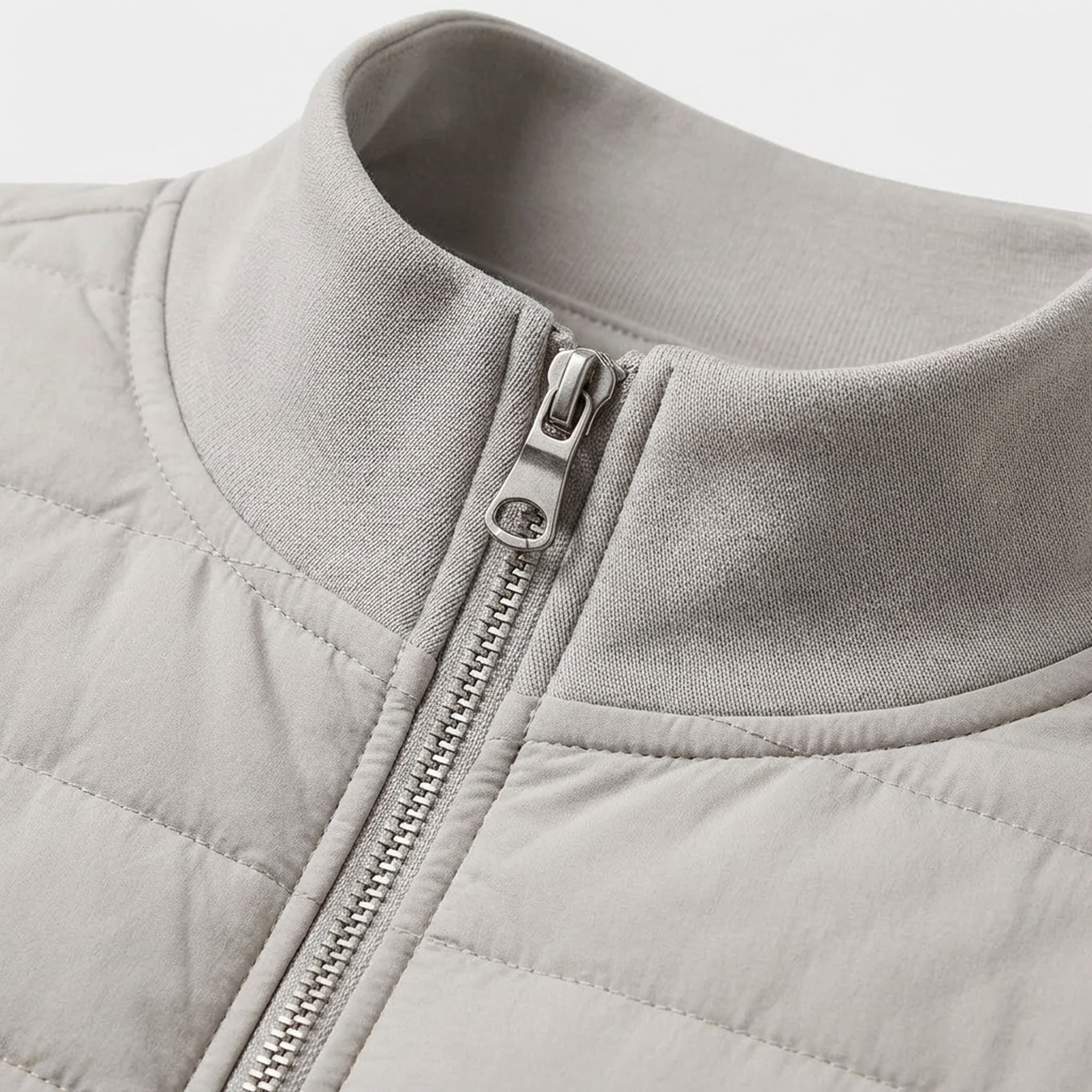 Modern Insulated Winter Jacket - Gray