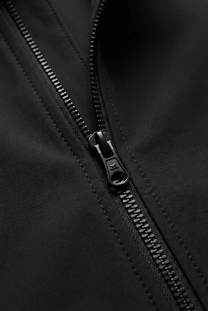 Black Suede Jacket for Men – Modern Casual Outerwear