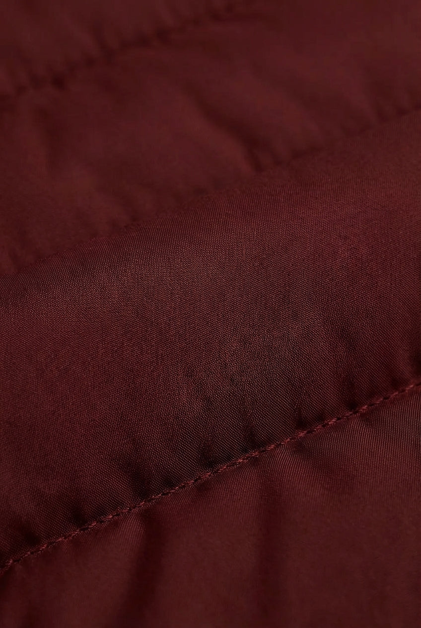 Premium Men's Brick Red Puffer Vest