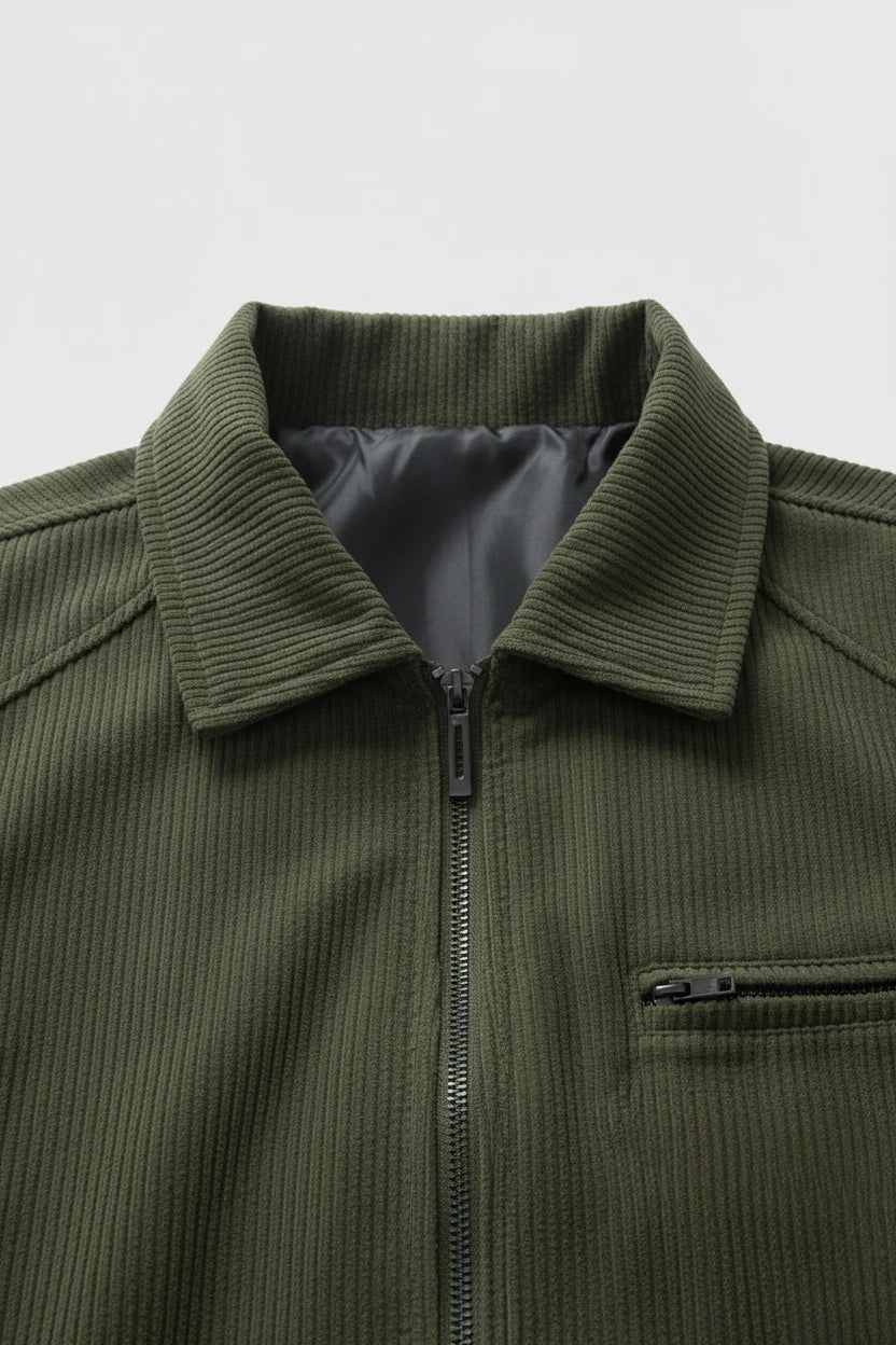 Men's Corduroy Jacket – Army Green