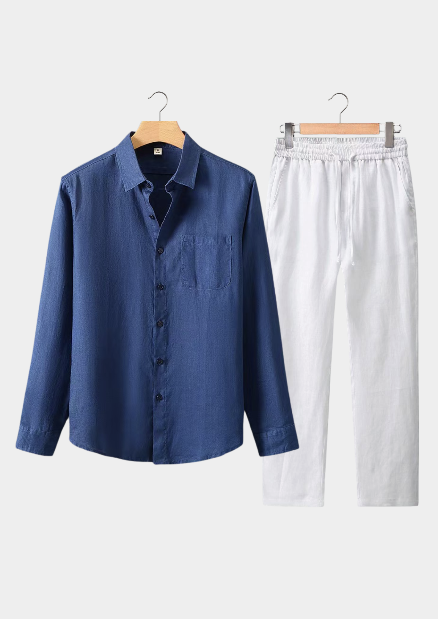 MONACO NAVY BLUE/WHITE LONGSLEEVE SUMMER SET