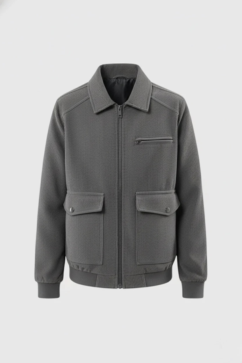 Men's Corduroy Jacket – Gray
