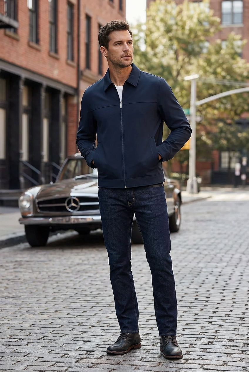 Navy Casual Jacket