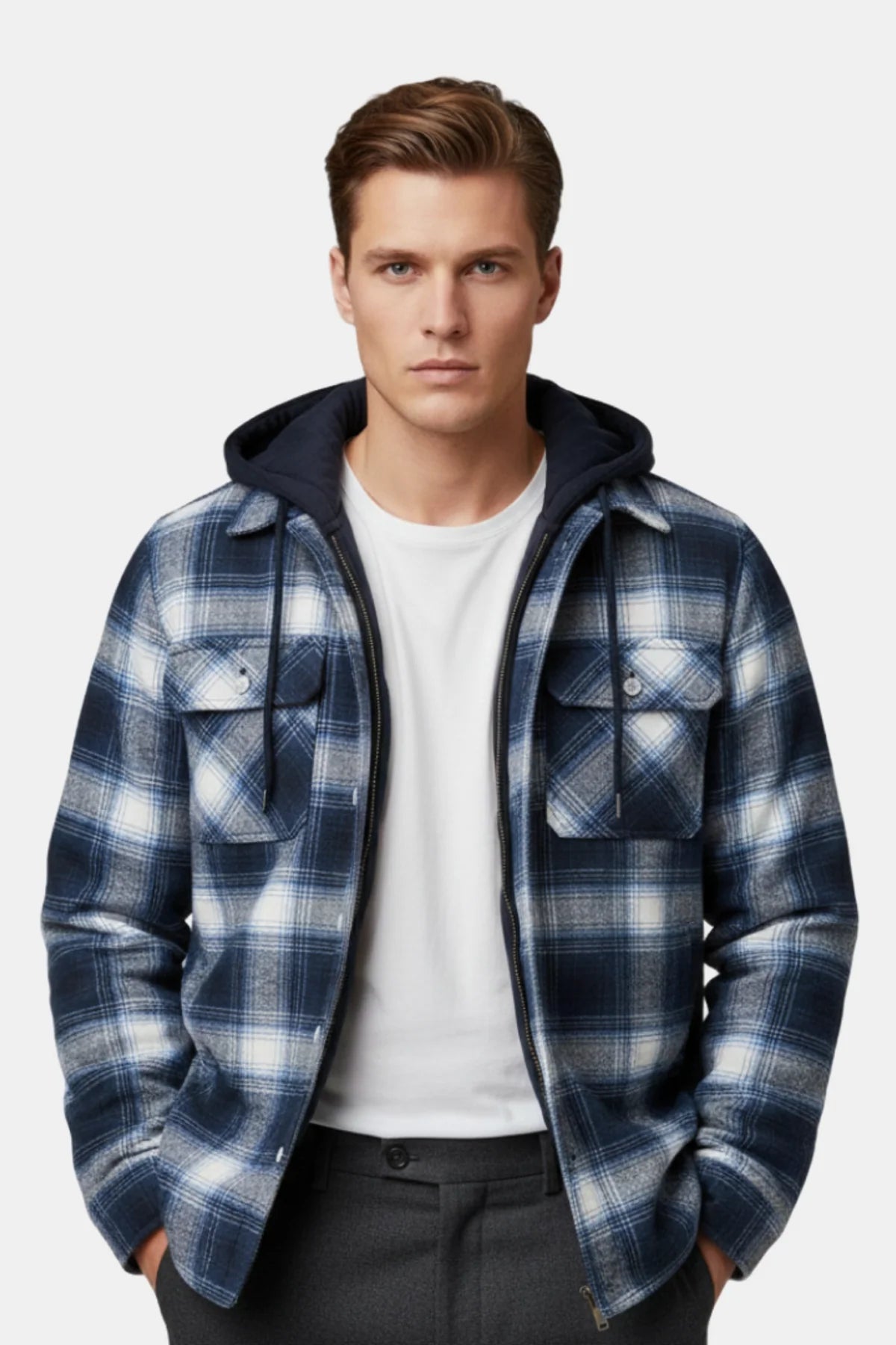 Classic Check Hooded Jacket
