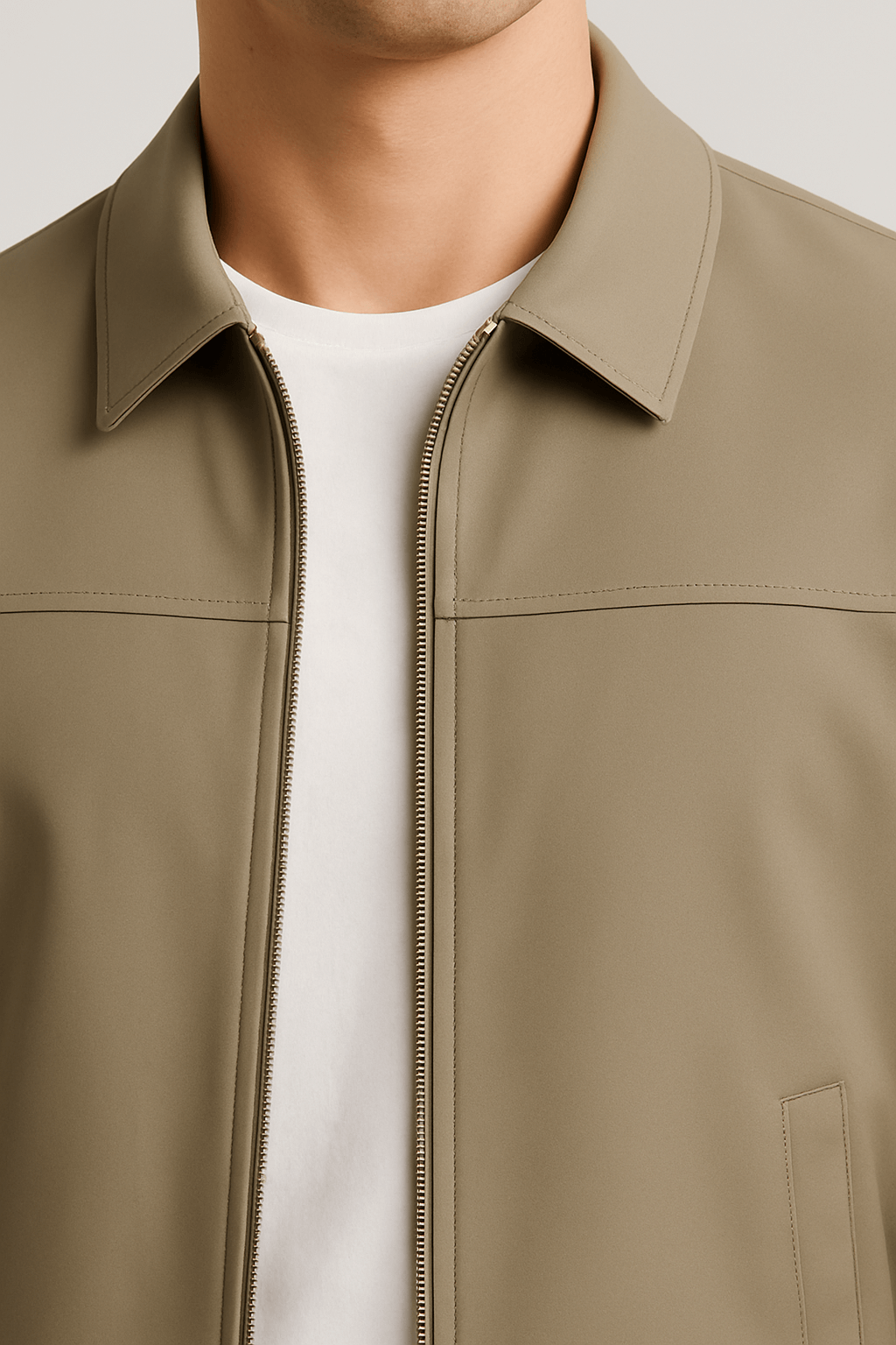 Khaki Casual Jacket