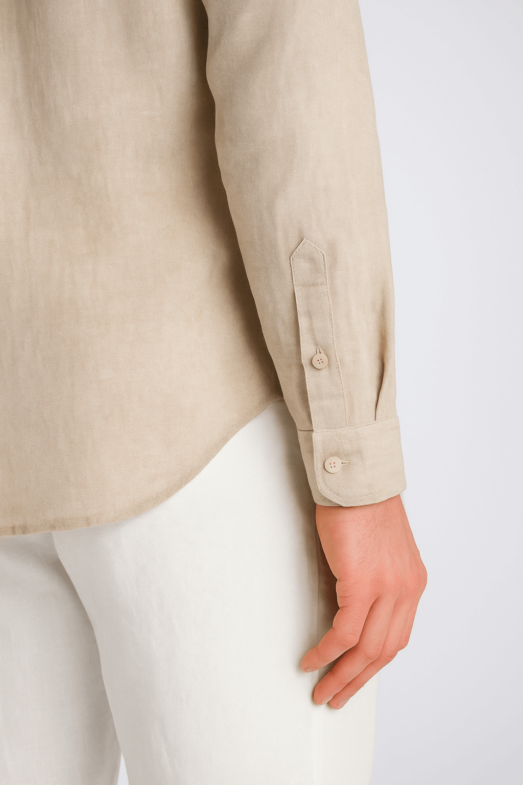 Monaco Linen Shirt – Sand