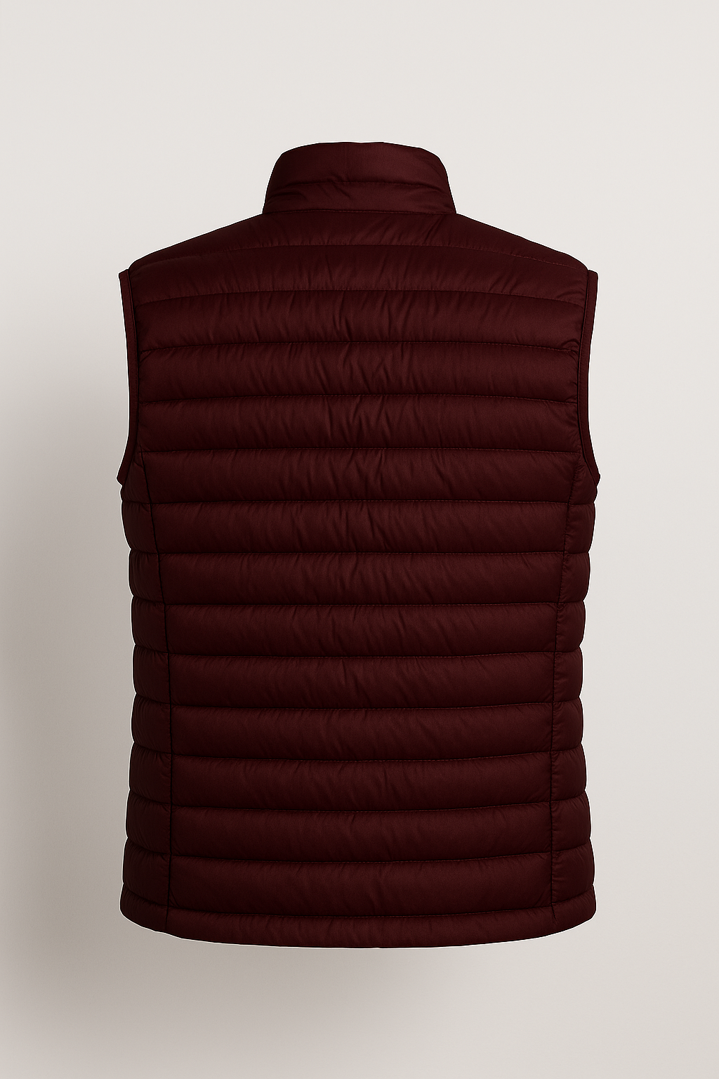 Premium Men's Brick Red Puffer Vest