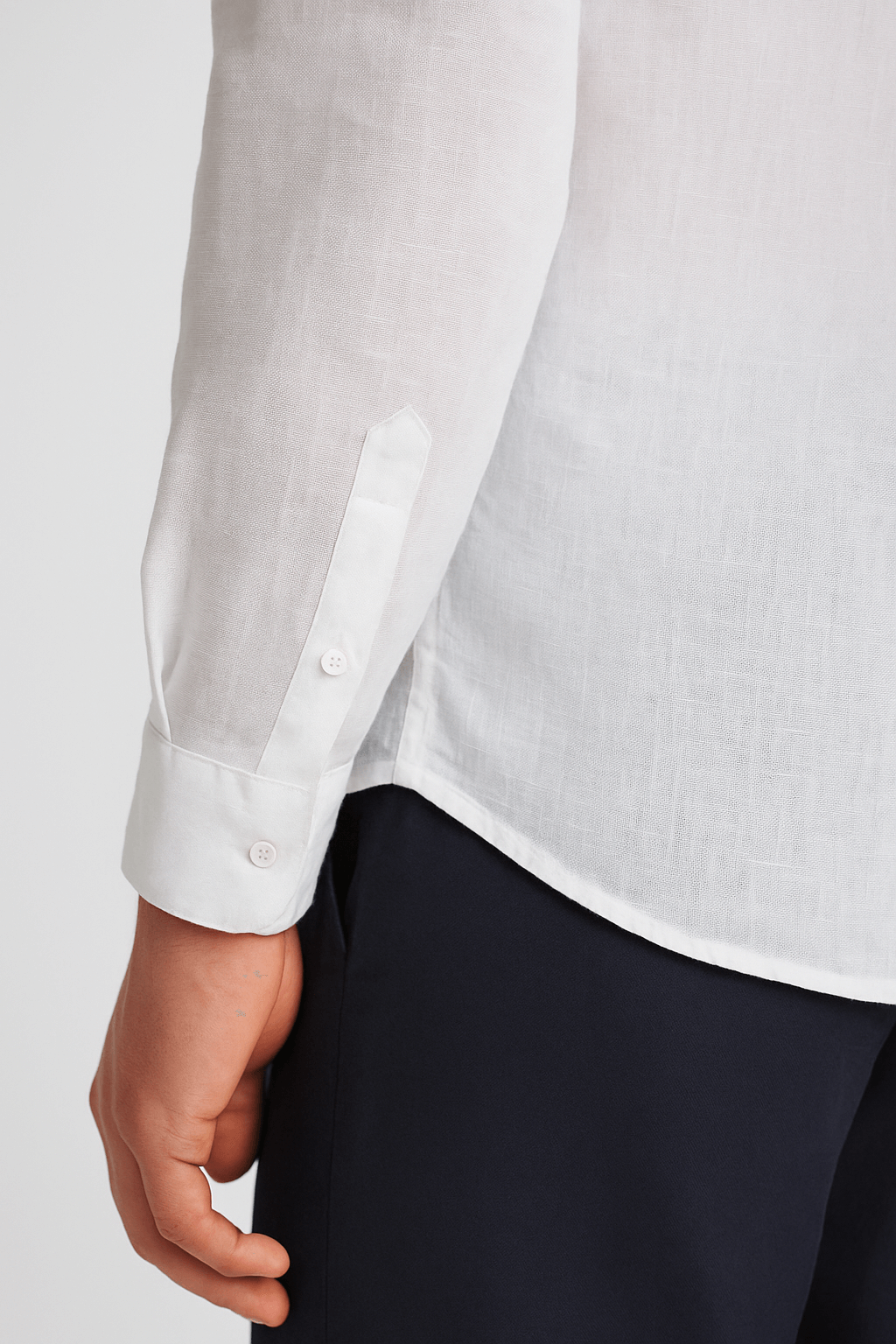 Monaco Linen Shirt – White