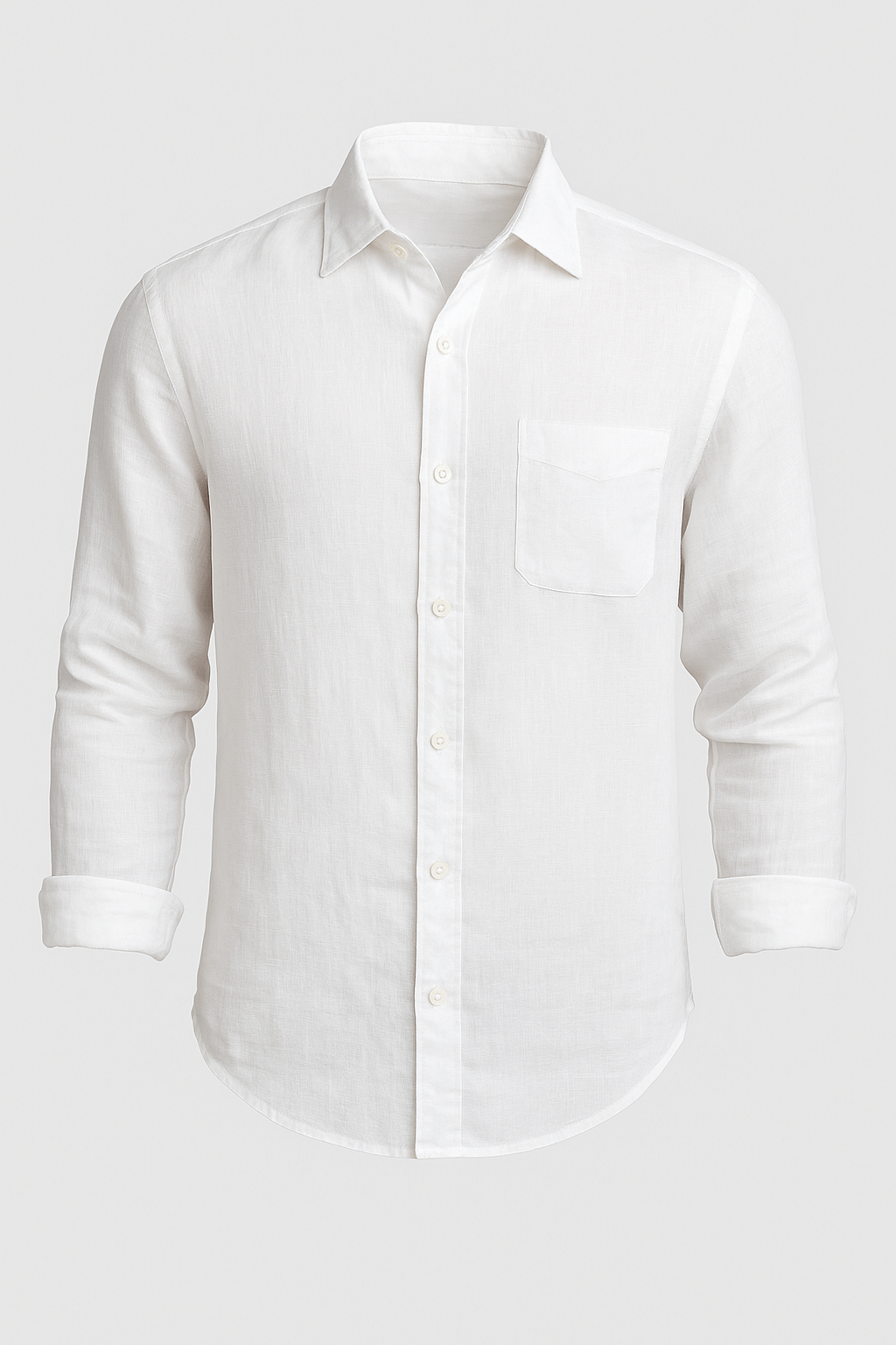 Monaco Linen Shirt – White