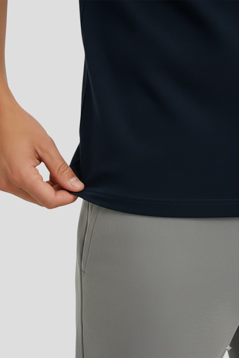 Men's Polo Shirt in Technical Fabric Slim Fit