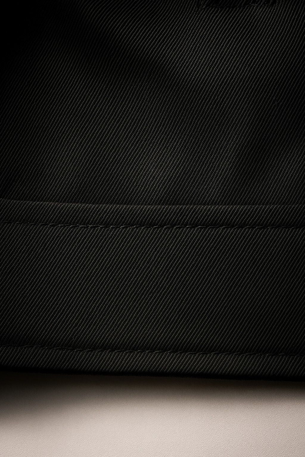 Lightweight Twill Jacket for Men – Black – Regular Fit