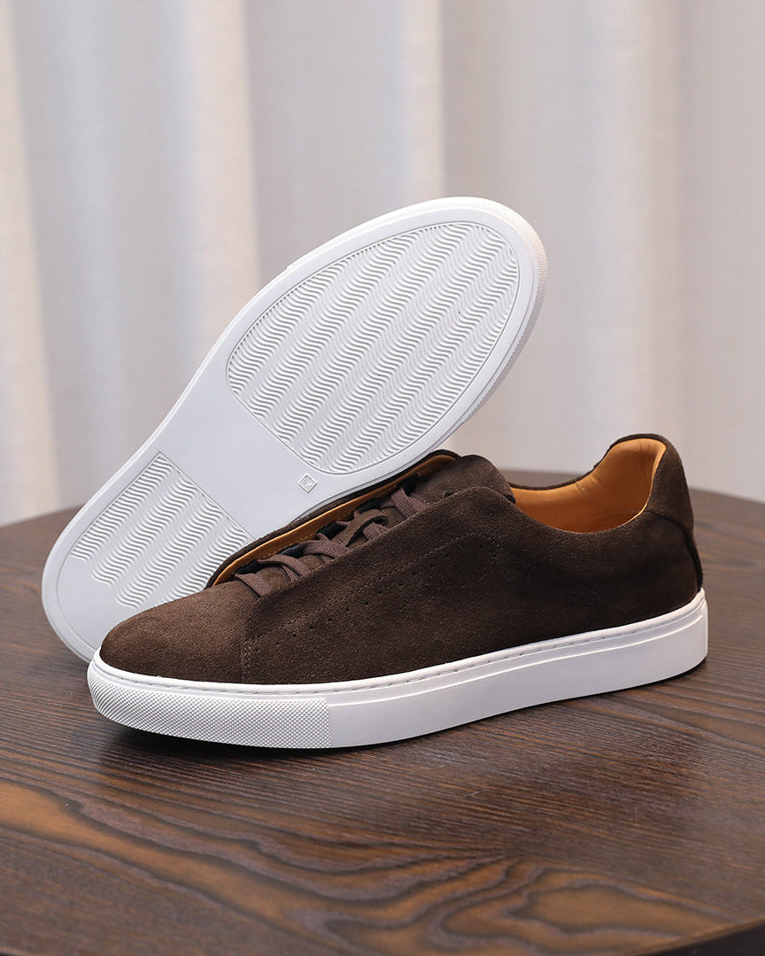 The Softey® Suede Low Sneakers - brown