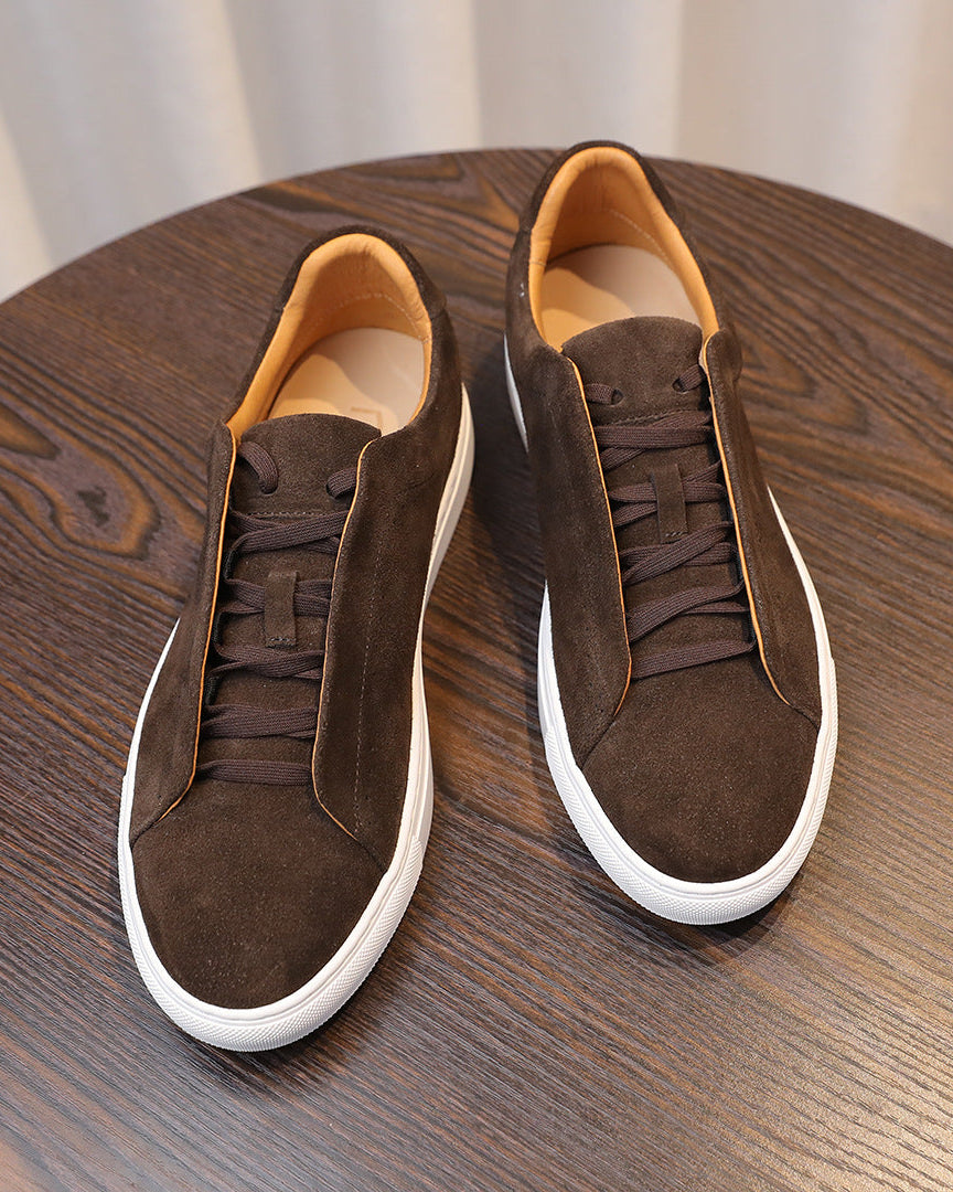 The Softey® Suede Low Sneakers - brown
