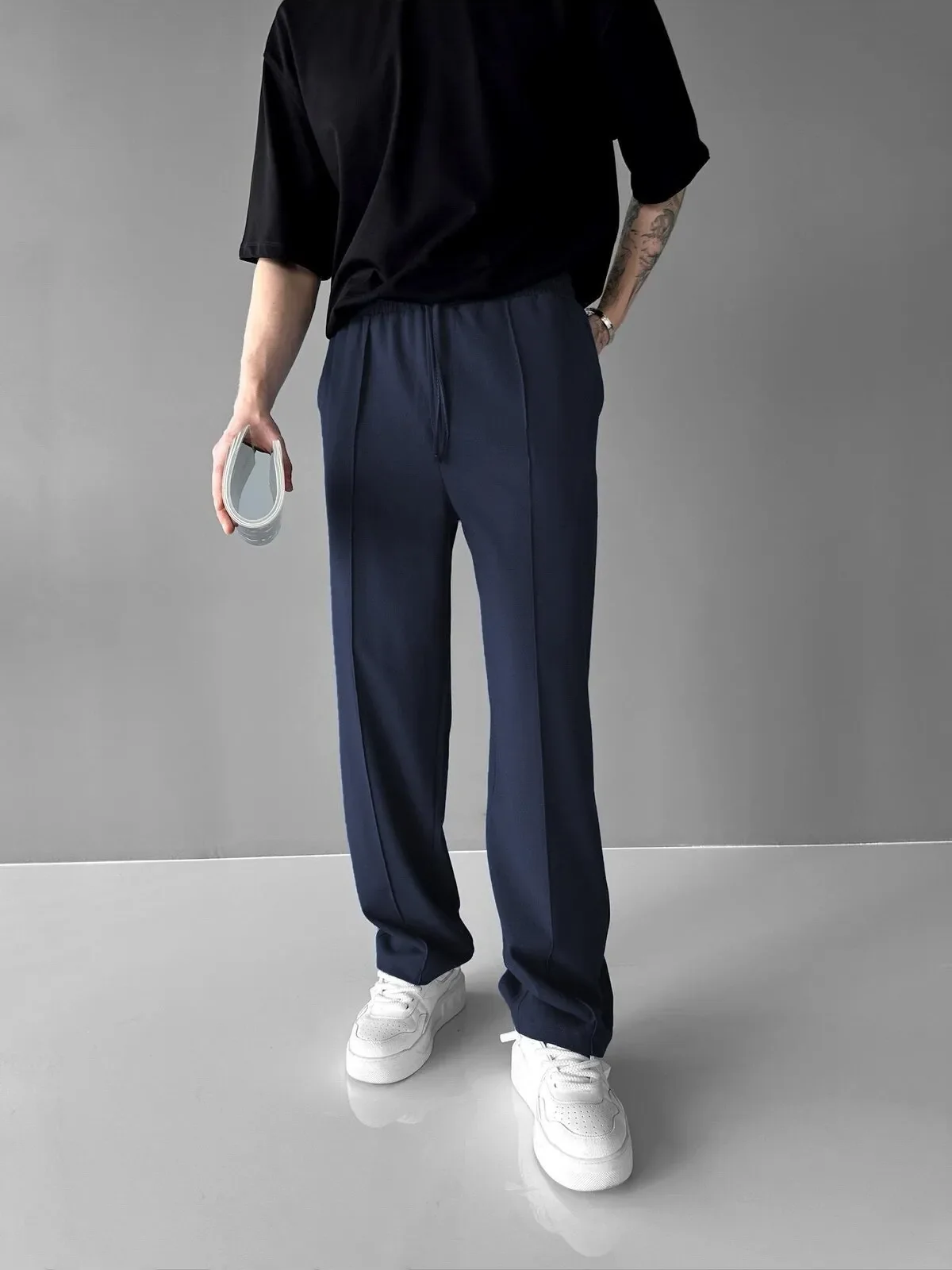 Pleated Chino Trousers