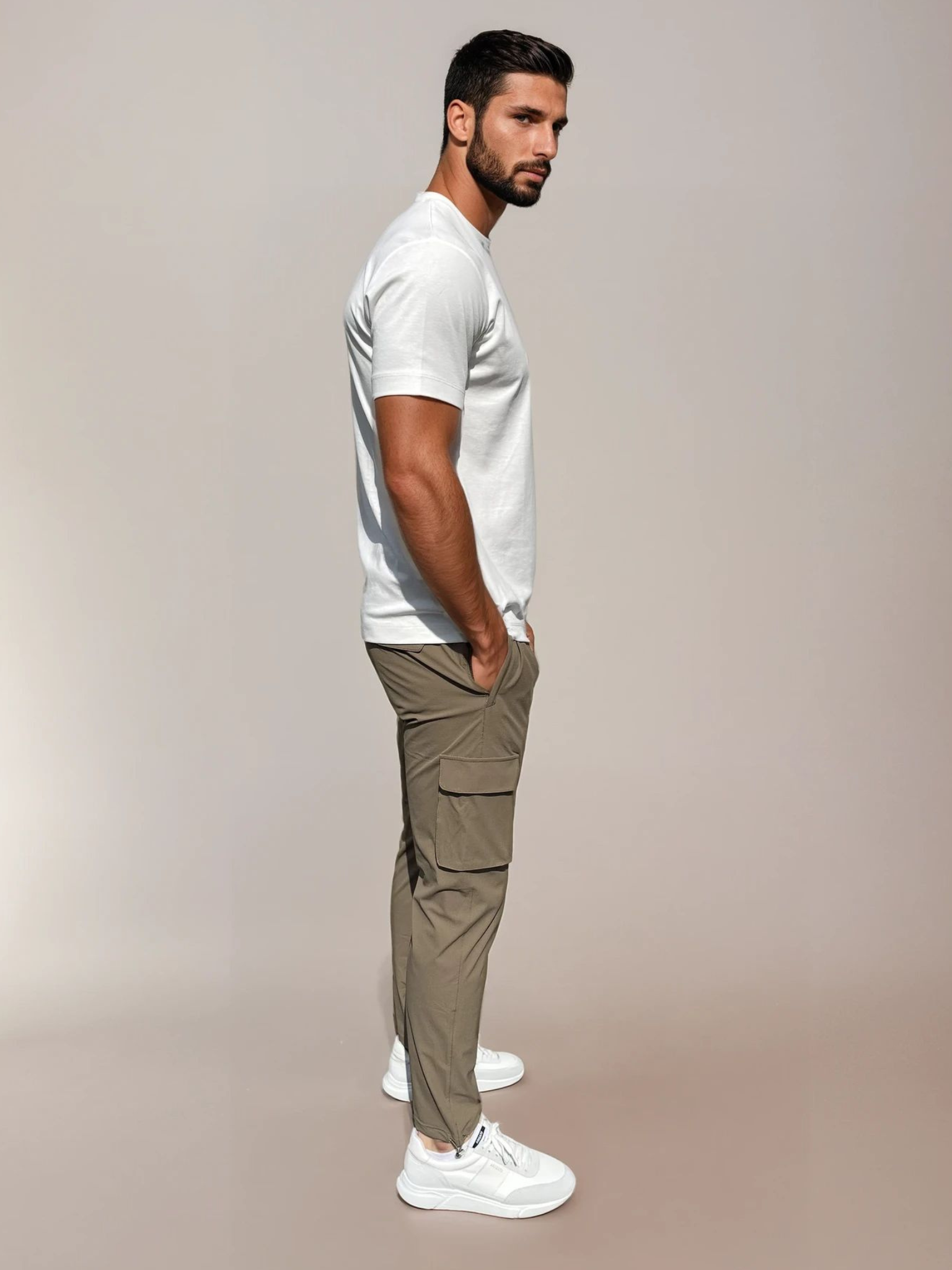 Cargo Tech Pants - Mocha