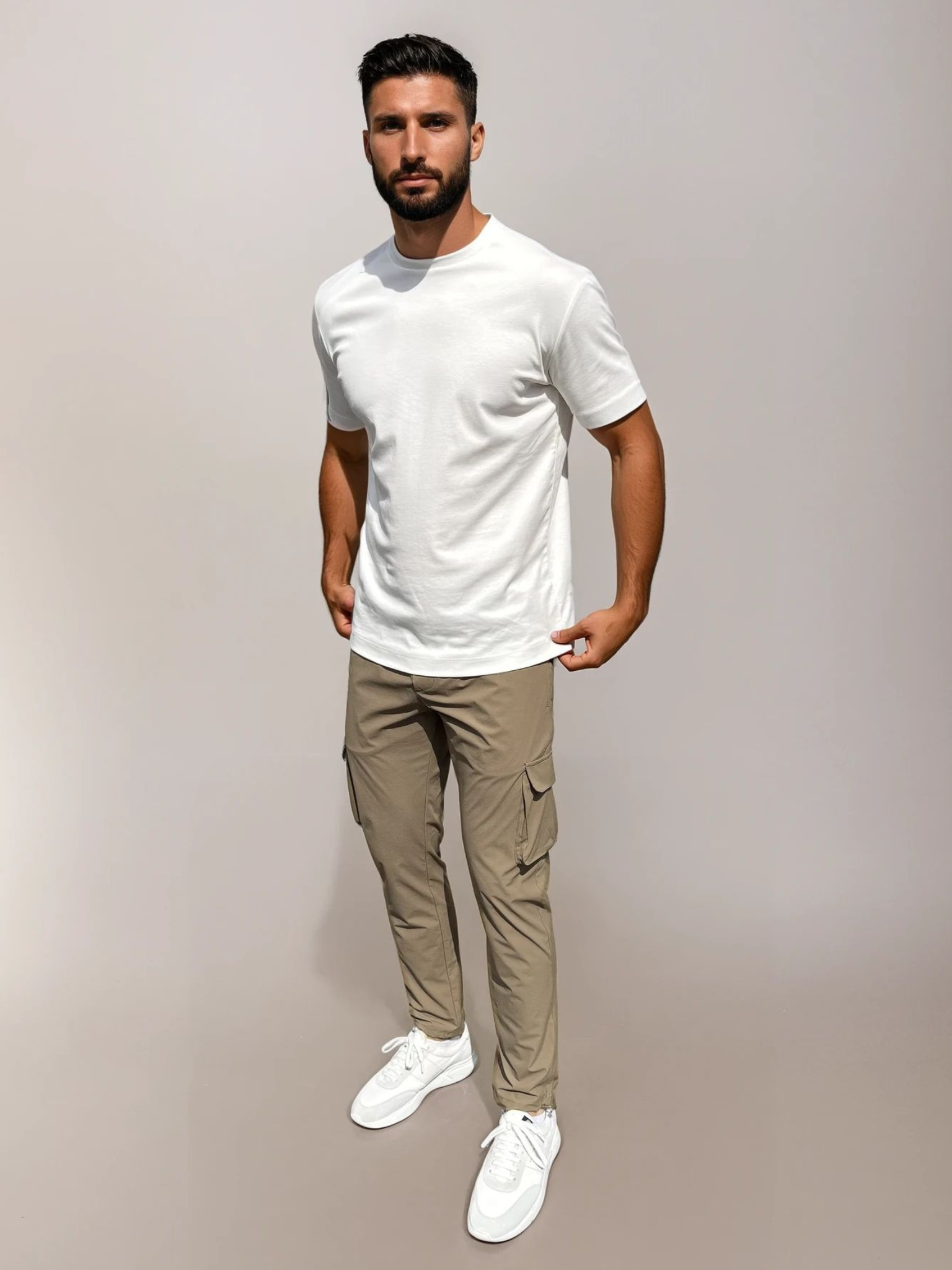 Cargo Tech Pants - Mocha