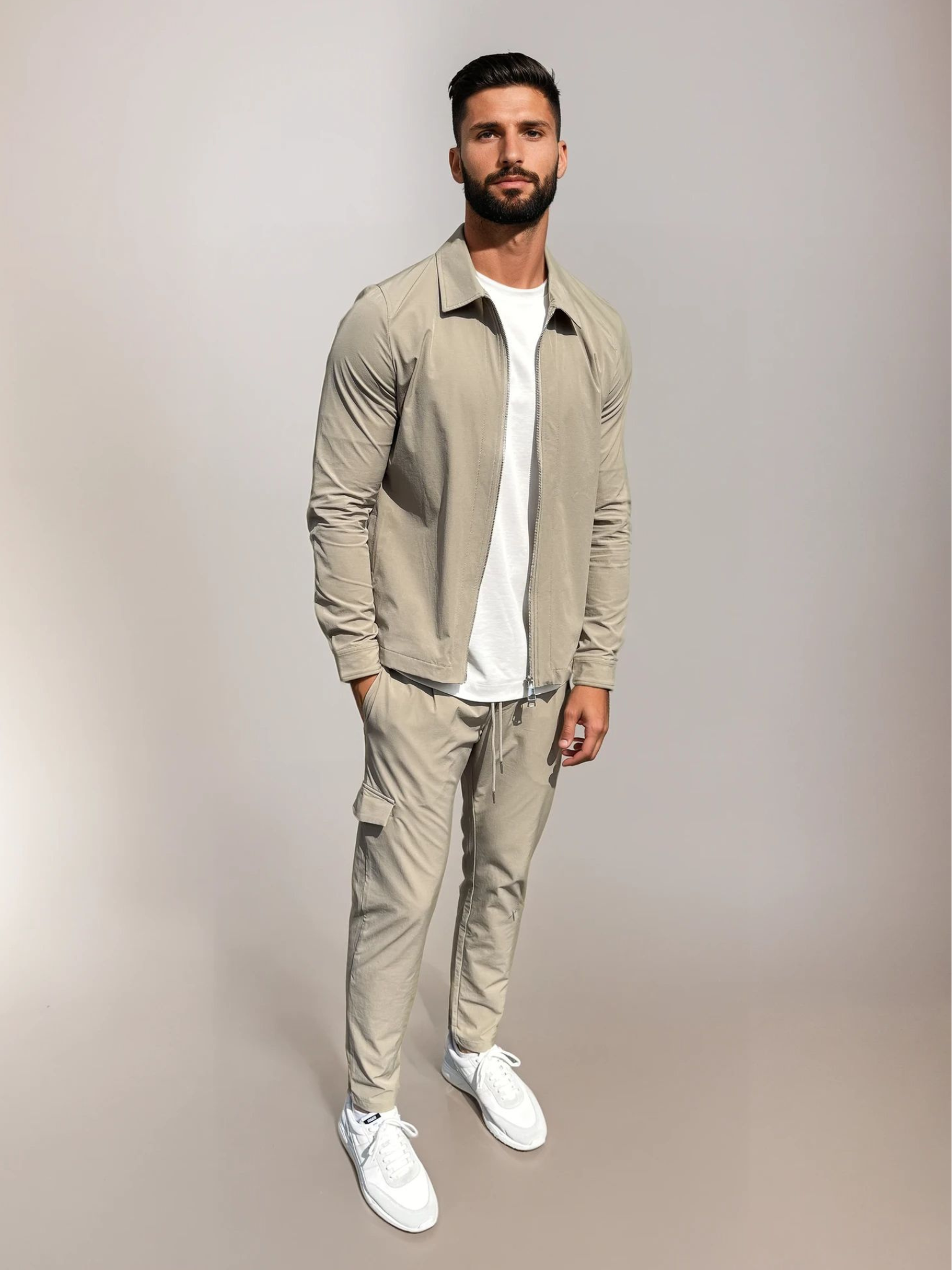 Travel Tech Vest - Stone