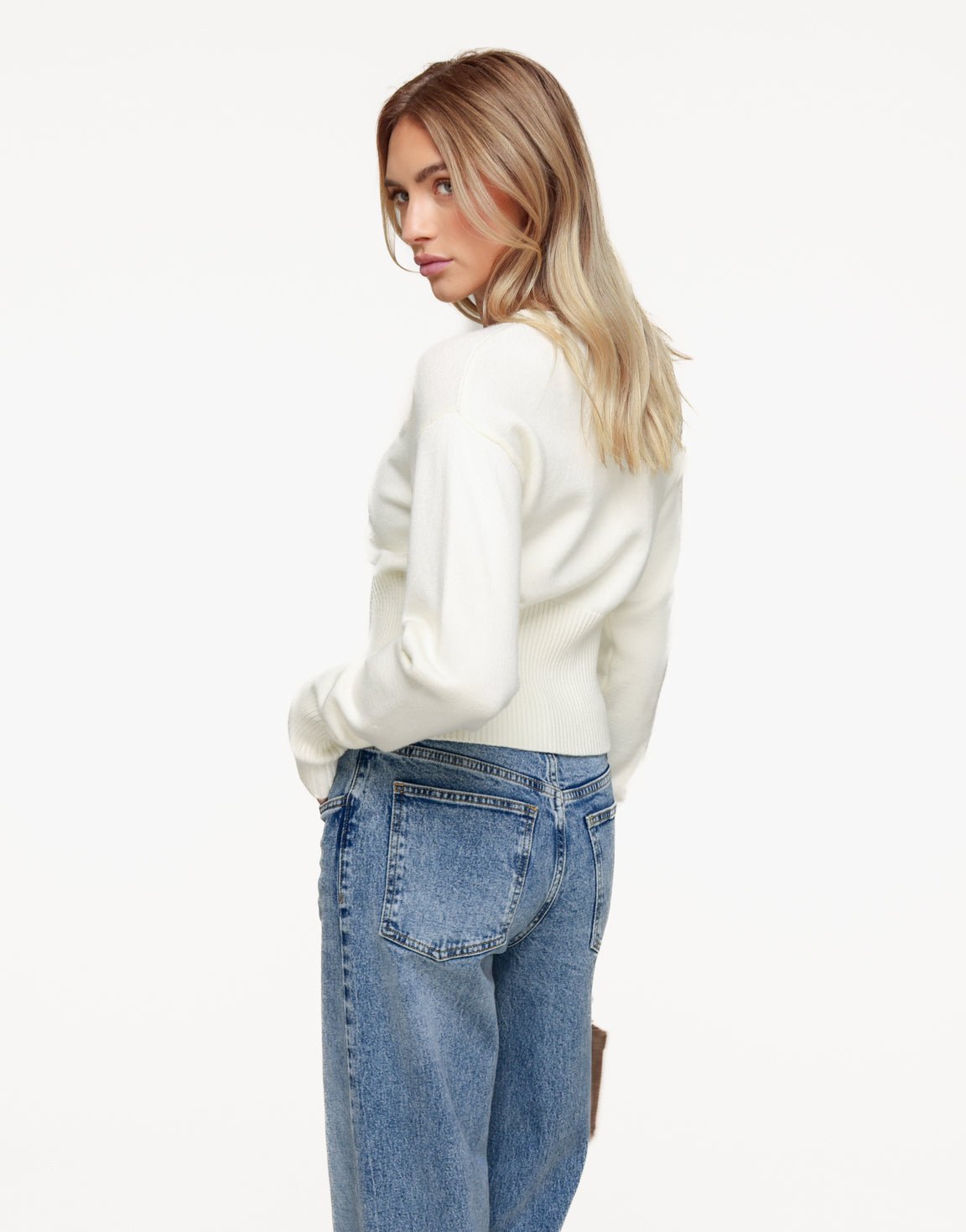 Beige Basic Buttons - Vest