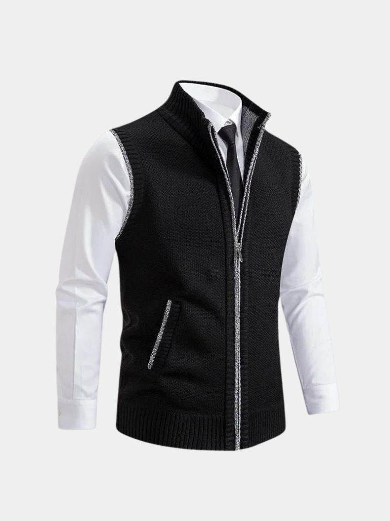 Elegant Gilet with Full Zip