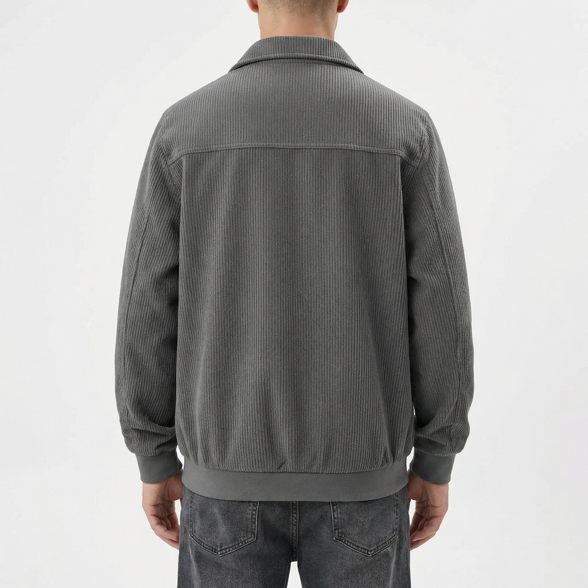 Men's Corduroy Jacket – Gray