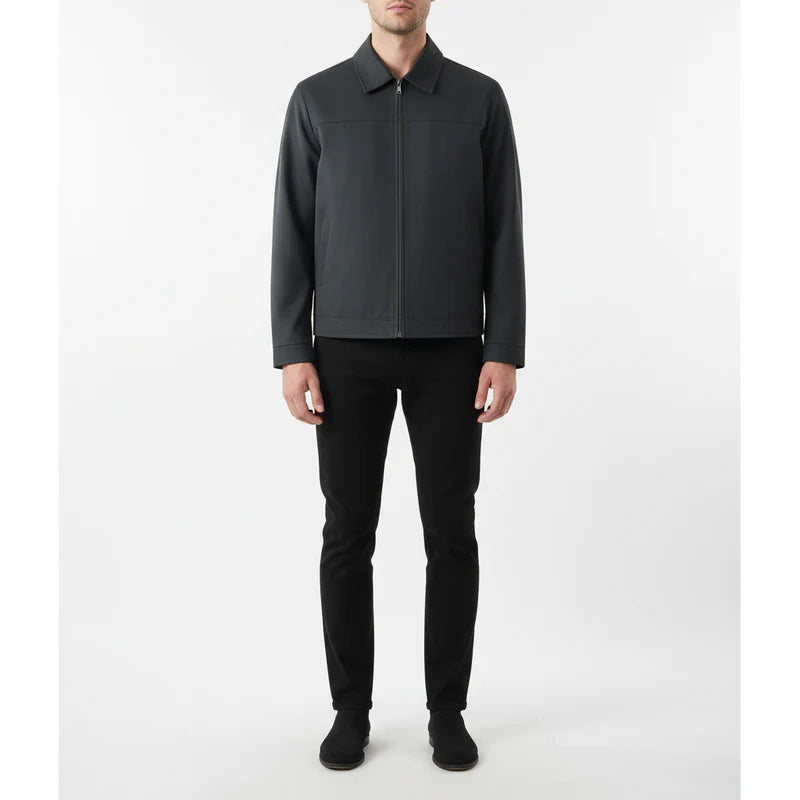 Lightweight Twill Jacket for Men Regular Fit