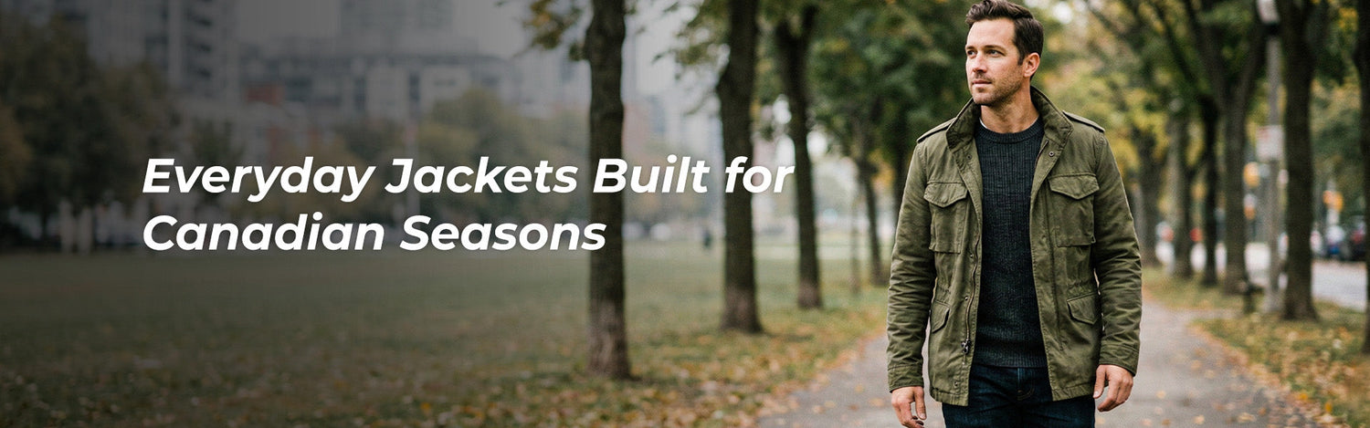 Men’s Jackets in Canada: Choosing Outerwear That Works Year-Round