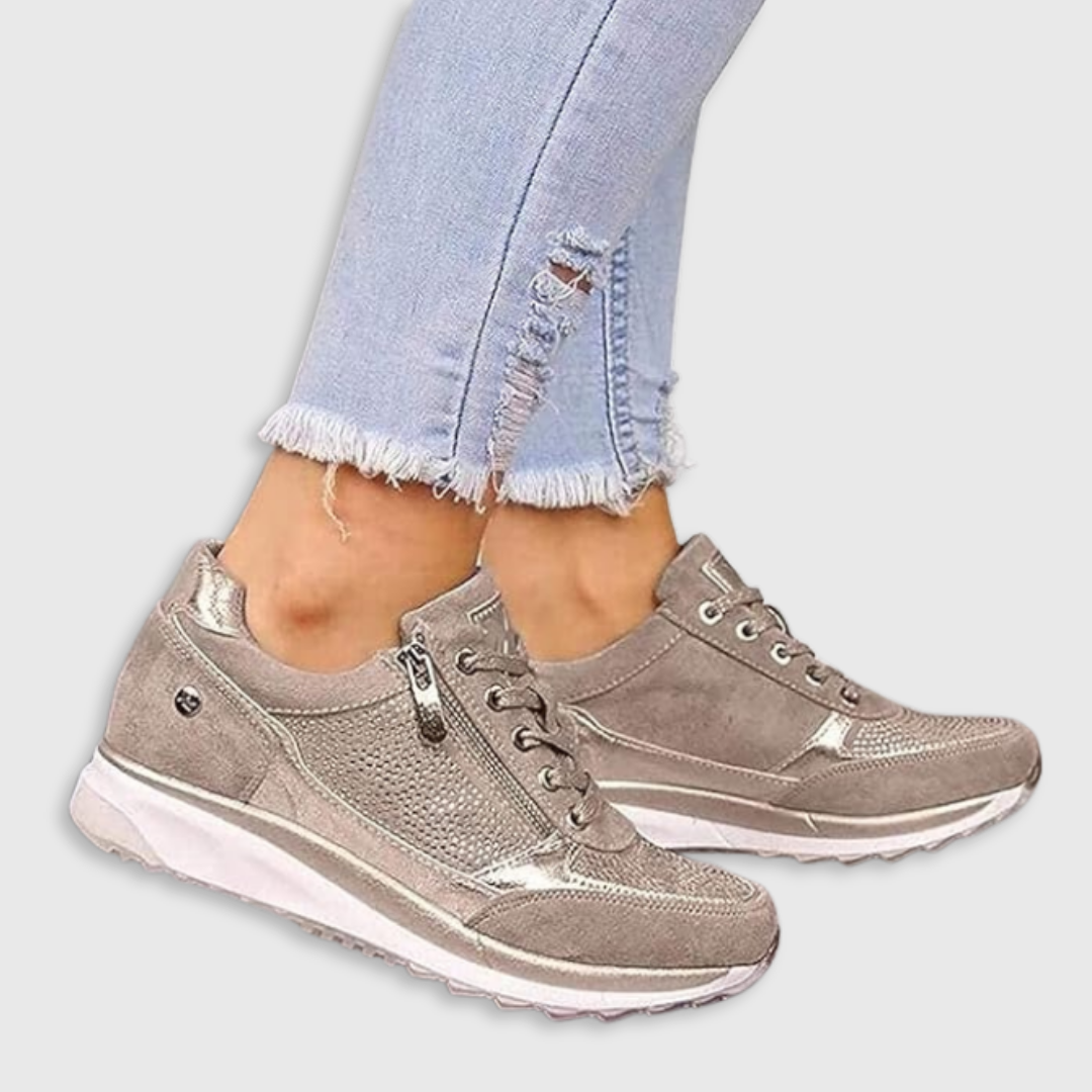 Elara | Comfort Zip Sneakers