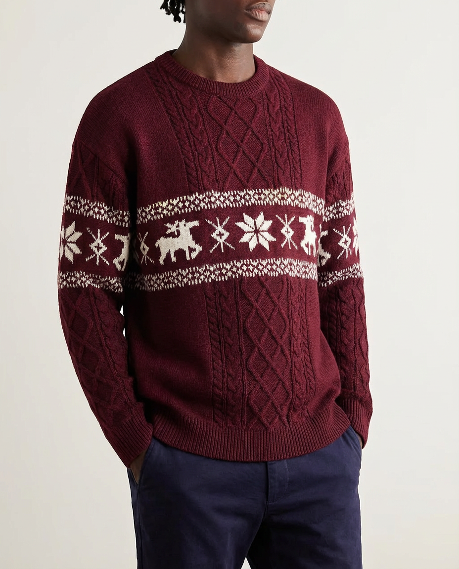 Classic Christmas Crewneck Sweater