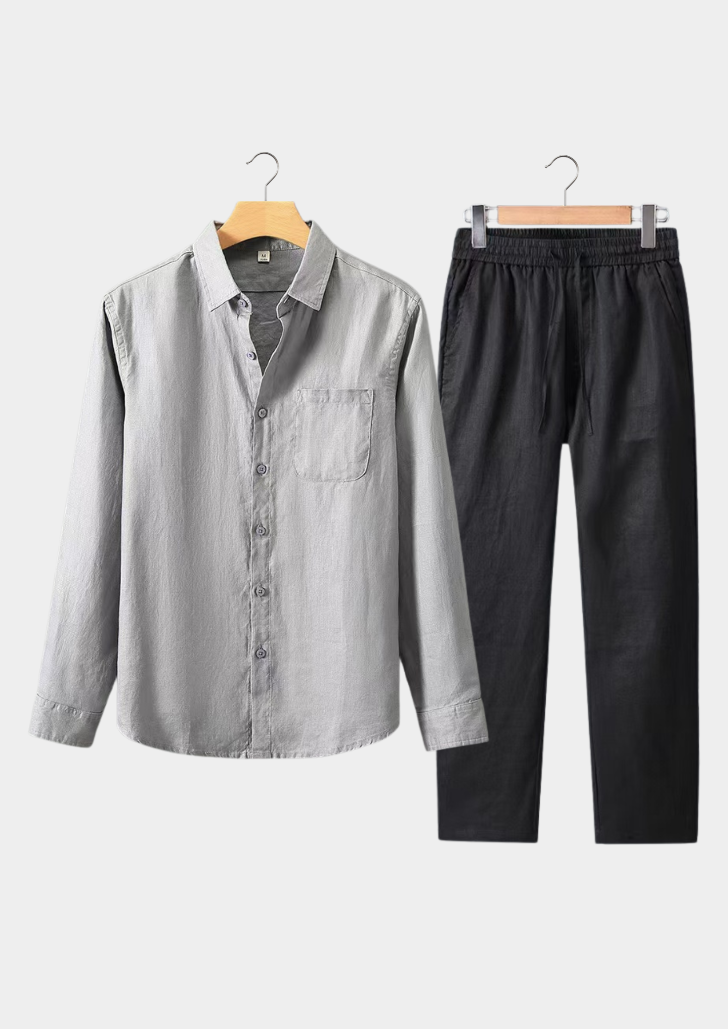 MONACO GRAY/BLACK LONGSLEEVE SUMMER SET