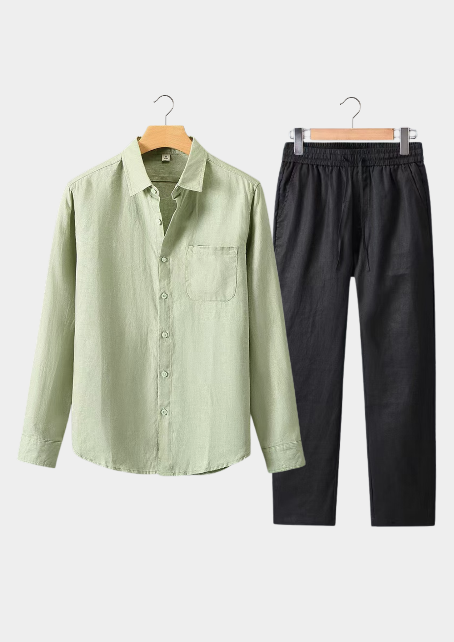 MONACO MINT GREEN & BLACK DOLCEVITA LONGSLEEVE SUMMER SET