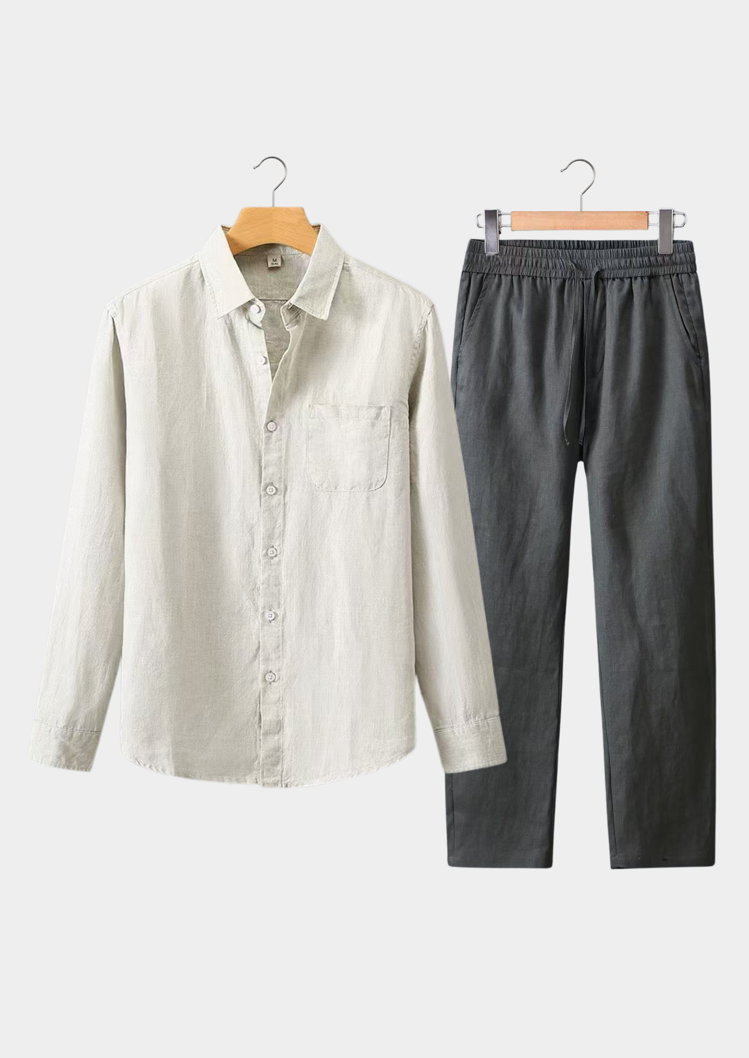 MONACO BEIGE/GRAY LONGSLEEVE SUMMER SET