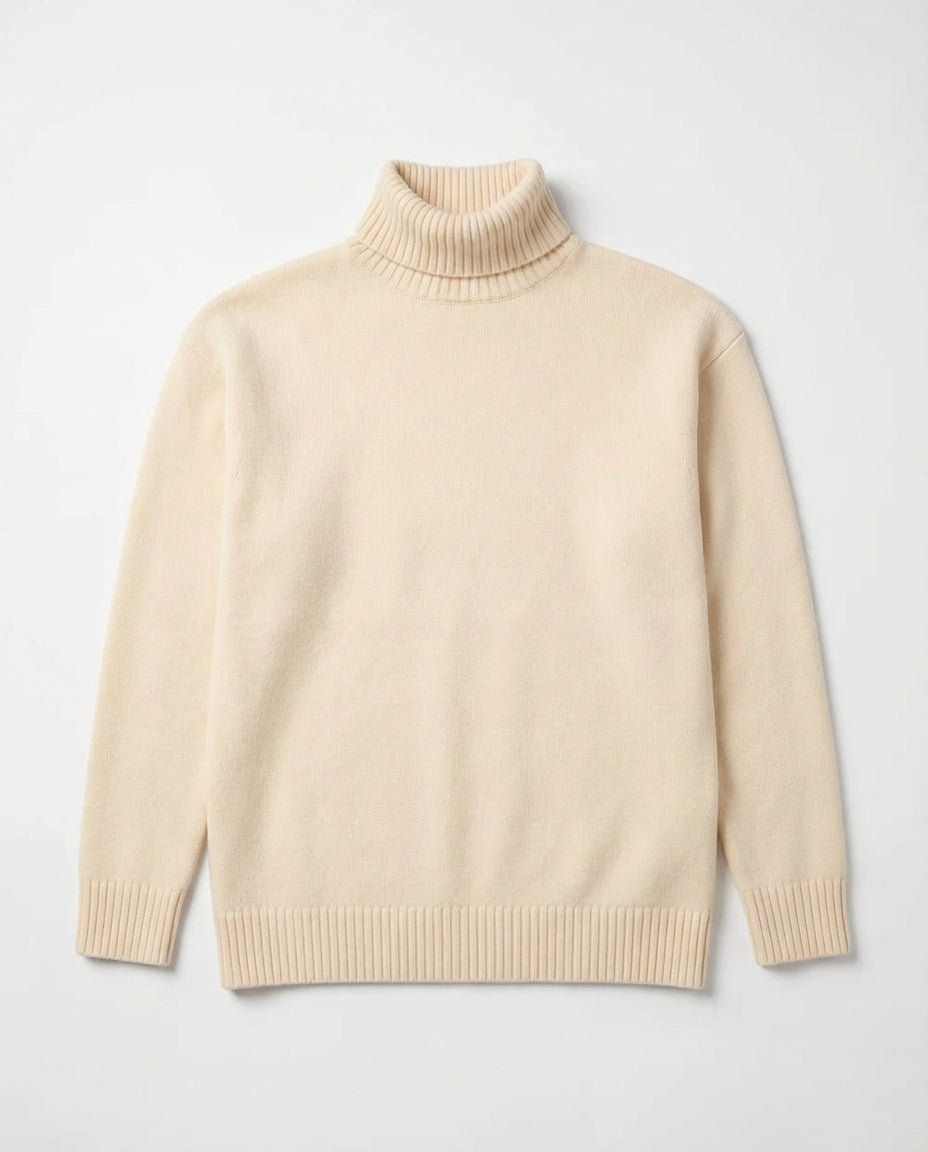 Marceau Textured Lightweight Knit Pullover - Beige