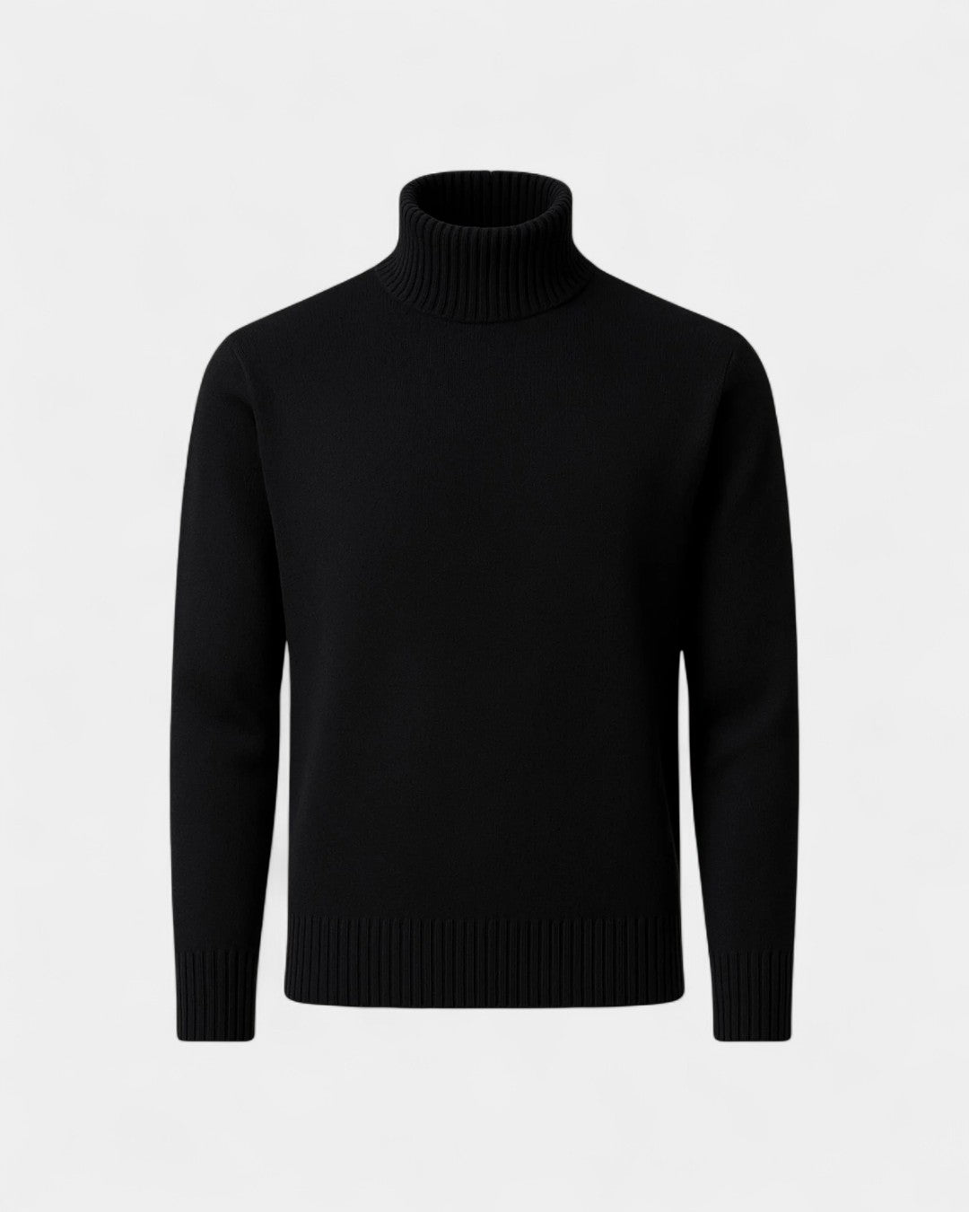 Marceau Textured Lightweight Knit Pullover - Black