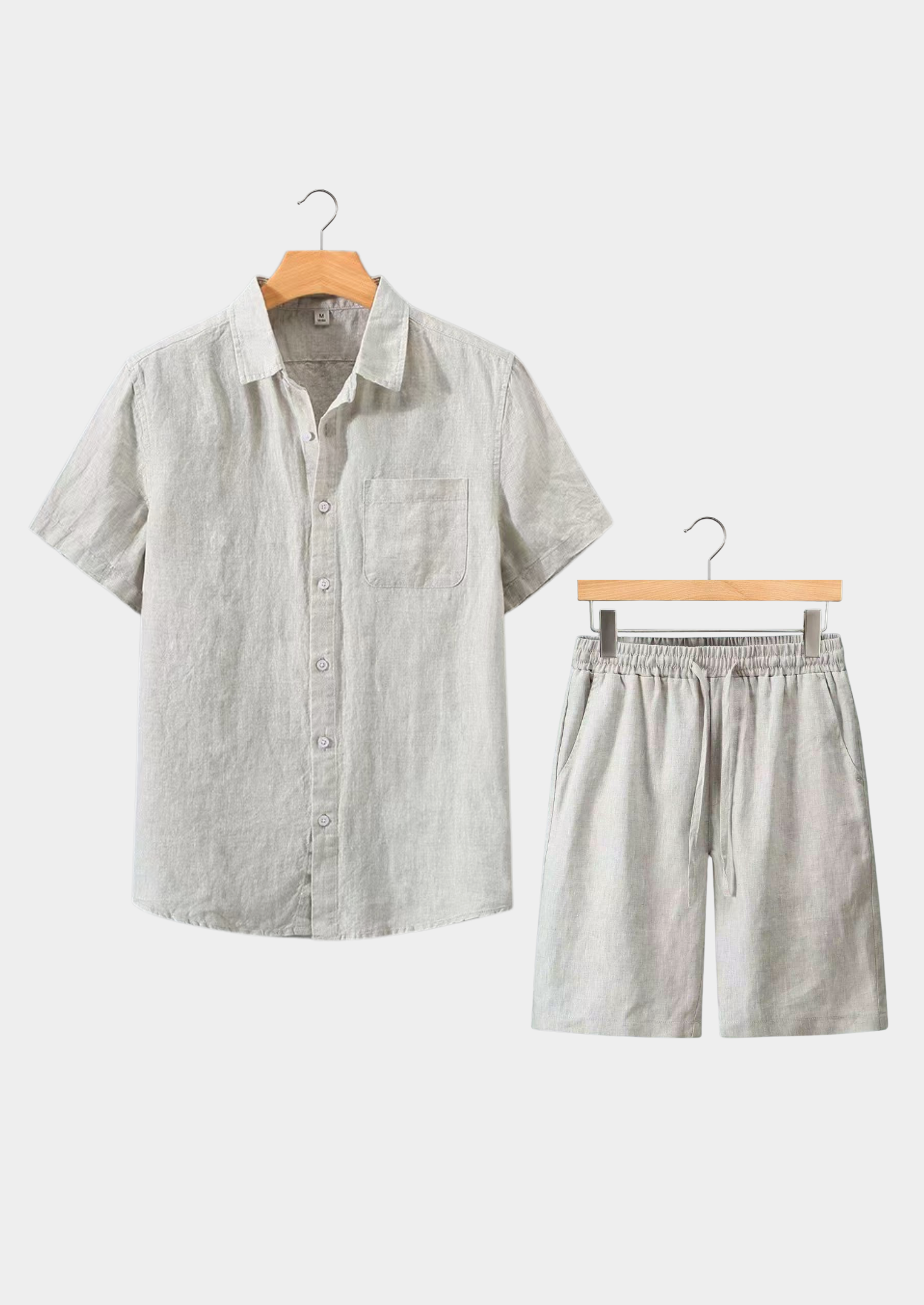 BEIGE DOLCEVITA SUMMER SHORTSLEEVE SET
