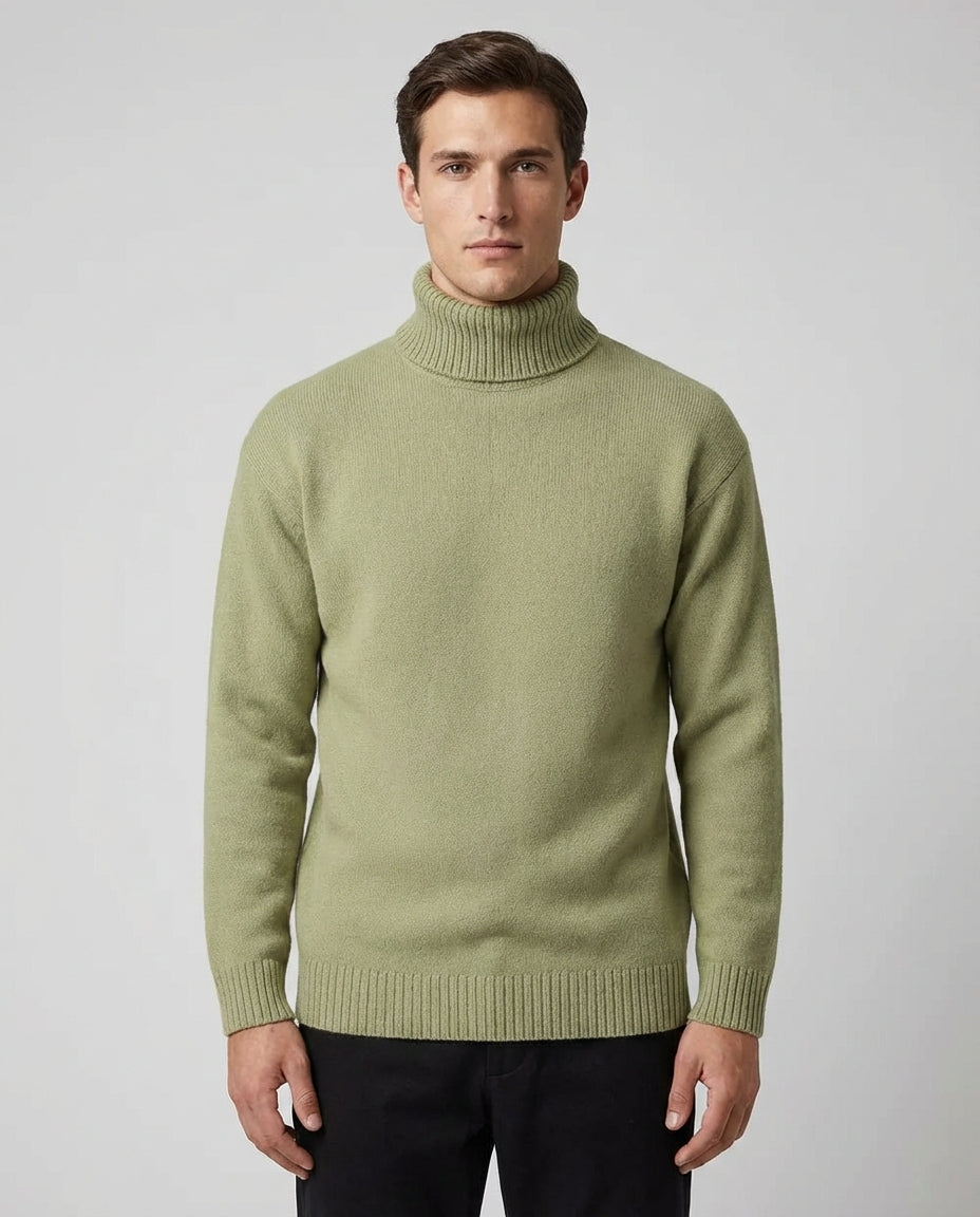 Marceau Textured Lightweight Knit Pullover - Green