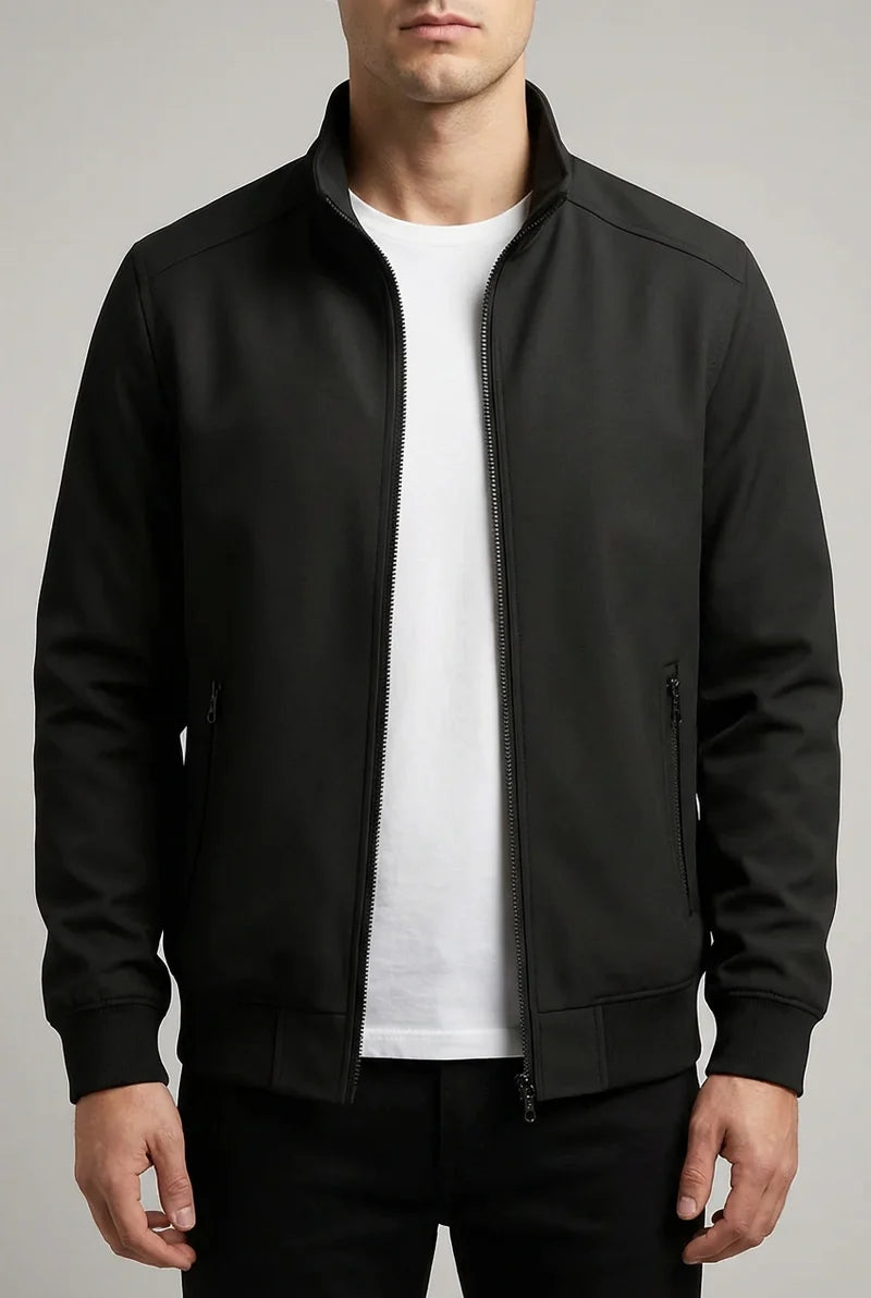 Classic Gray Bomber Jacket
