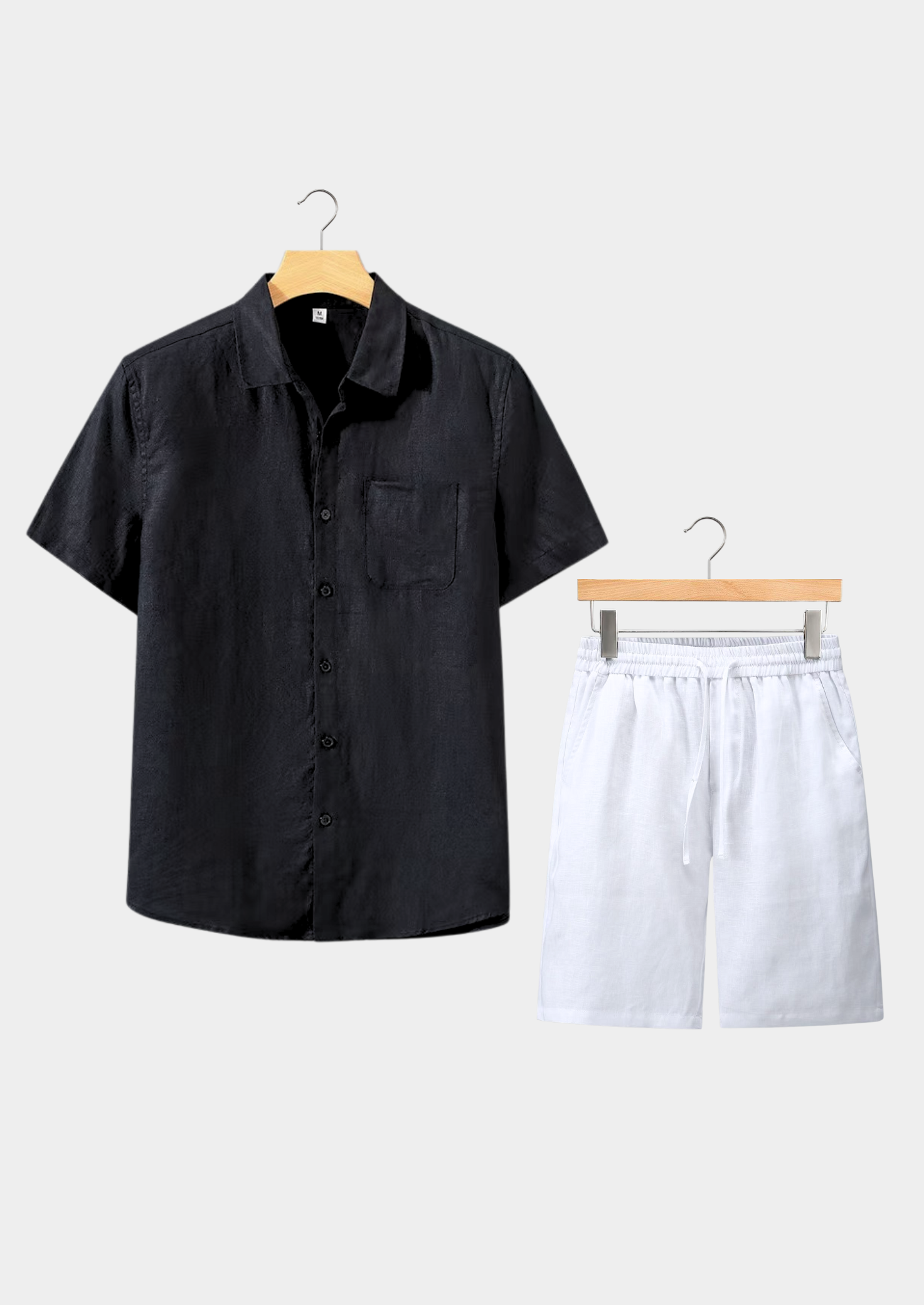 Monaco SUMMER SET - SHORT SLEEVE IN BLACK/WHITE