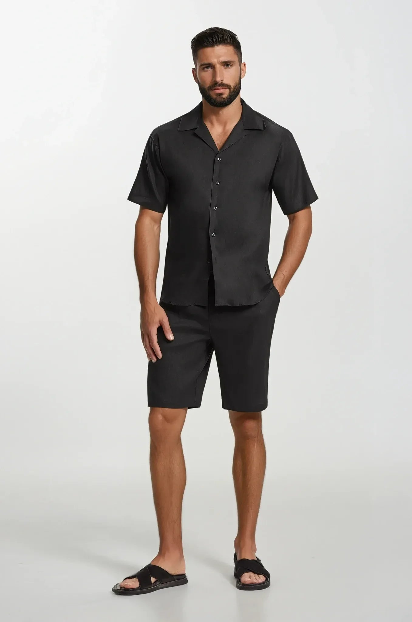 Ink Black Shorts