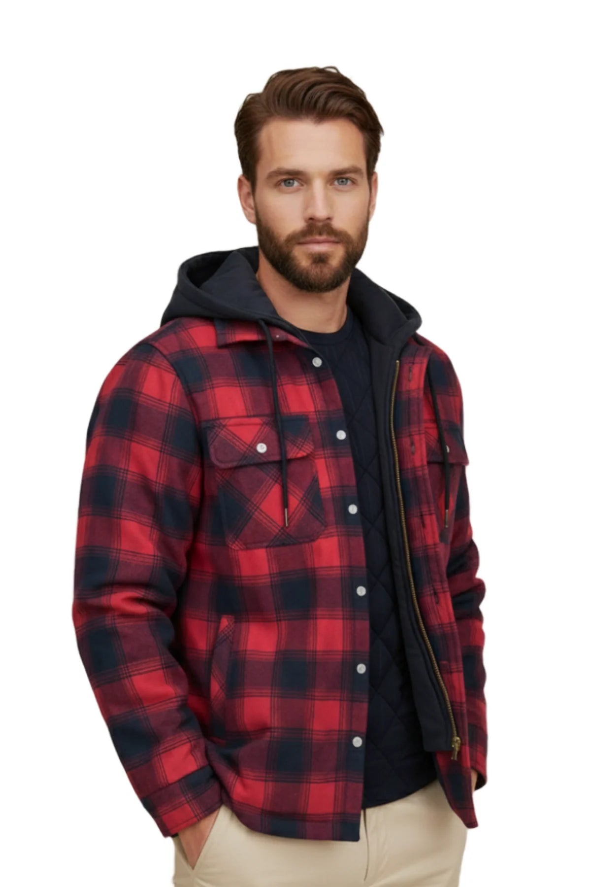 Classic Check Hooded Jacket