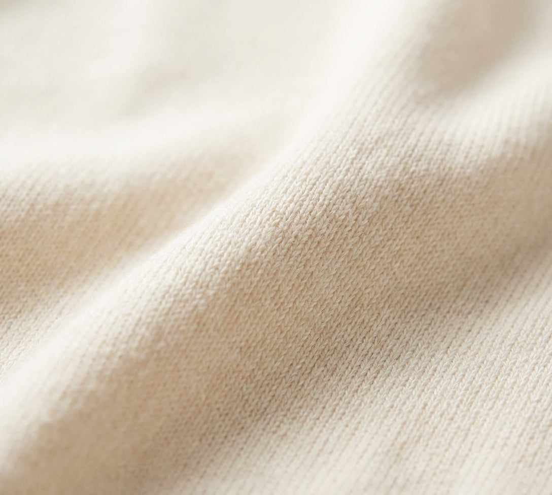 Chamberlain Wool Quarter Zip Polo - White